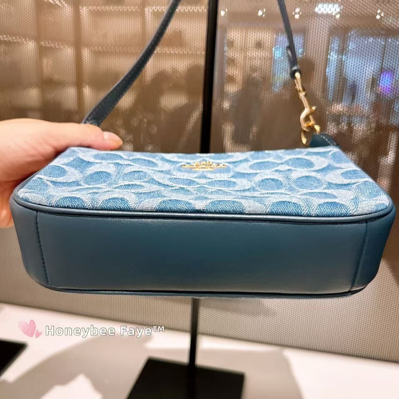 Coach Nolita 19 In Signature Denim CDE31 Size ONE SIZE - 3 Thumbnail