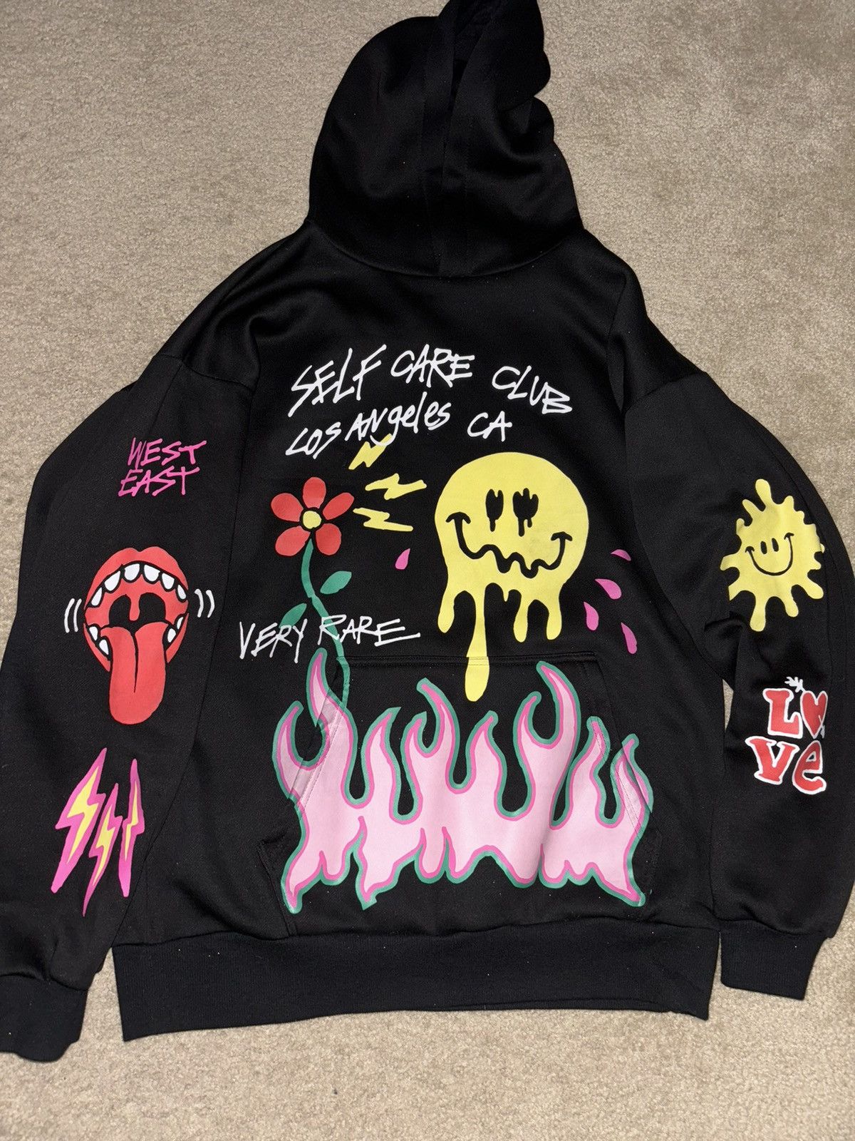 Pacsun Rare Self Love Hoodie Size US L / EU 52-54 / 3 - 1 Thumbnail