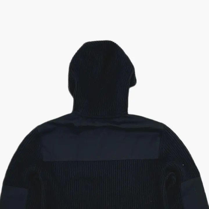 Burberry Burberry Burberry Black Knit Cotton-Blend Hoodie for Men-2 Size US S / EU 44-46 / 1 - 1 Thumbnail