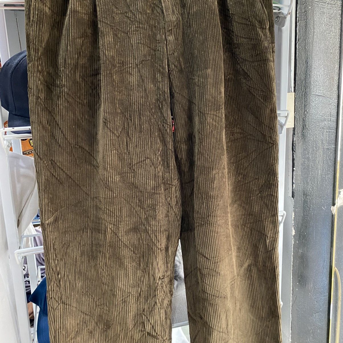Fendi × Vintage VINTAGE RARE‼️Fendi Corduroy Pants Olive Green Size US 31 - 4 Thumbnail