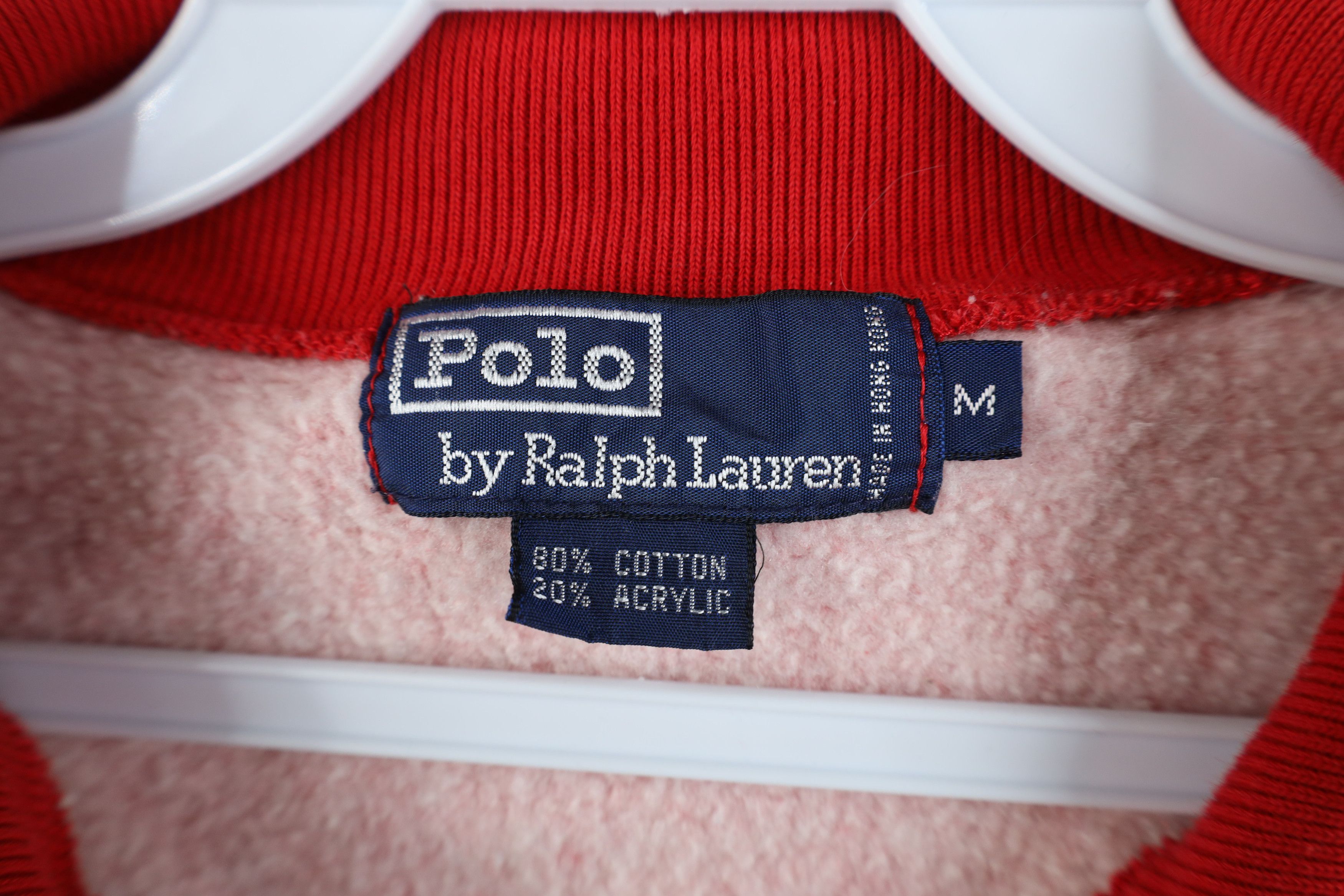 Polo Ralph Lauren Vintage 90s Ralph Lauren Striped 1/4 Half Zip Sweatshirt Size US M / EU 48-50 / 2 - 11 Thumbnail