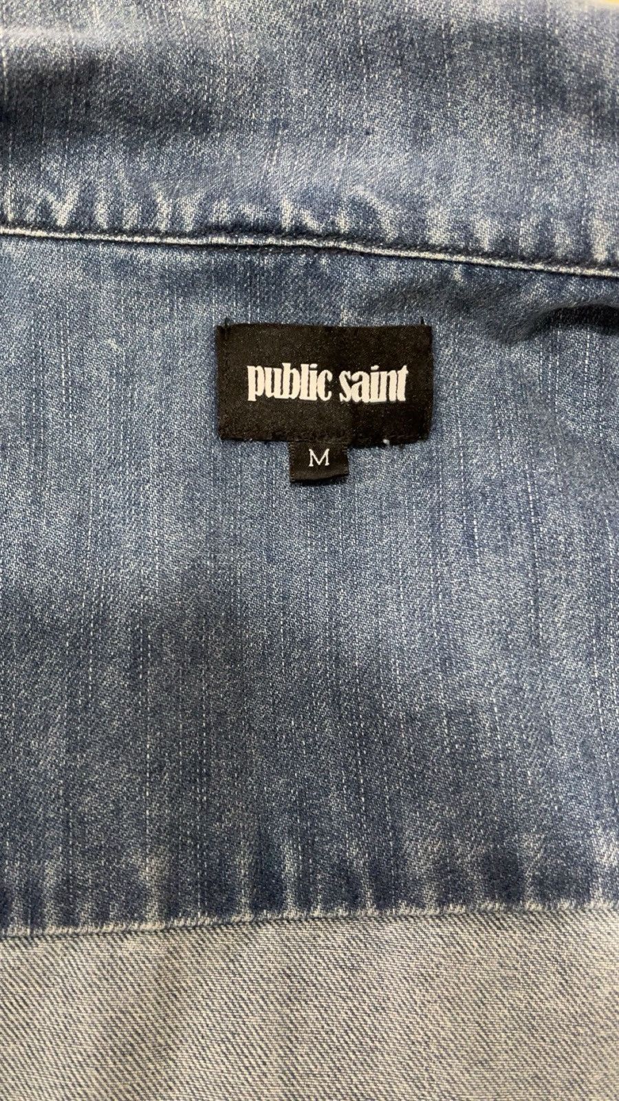 Other Public Saint Denim Collar Jacket Medium Size US M / EU 48-50 / 2 - 3 Thumbnail