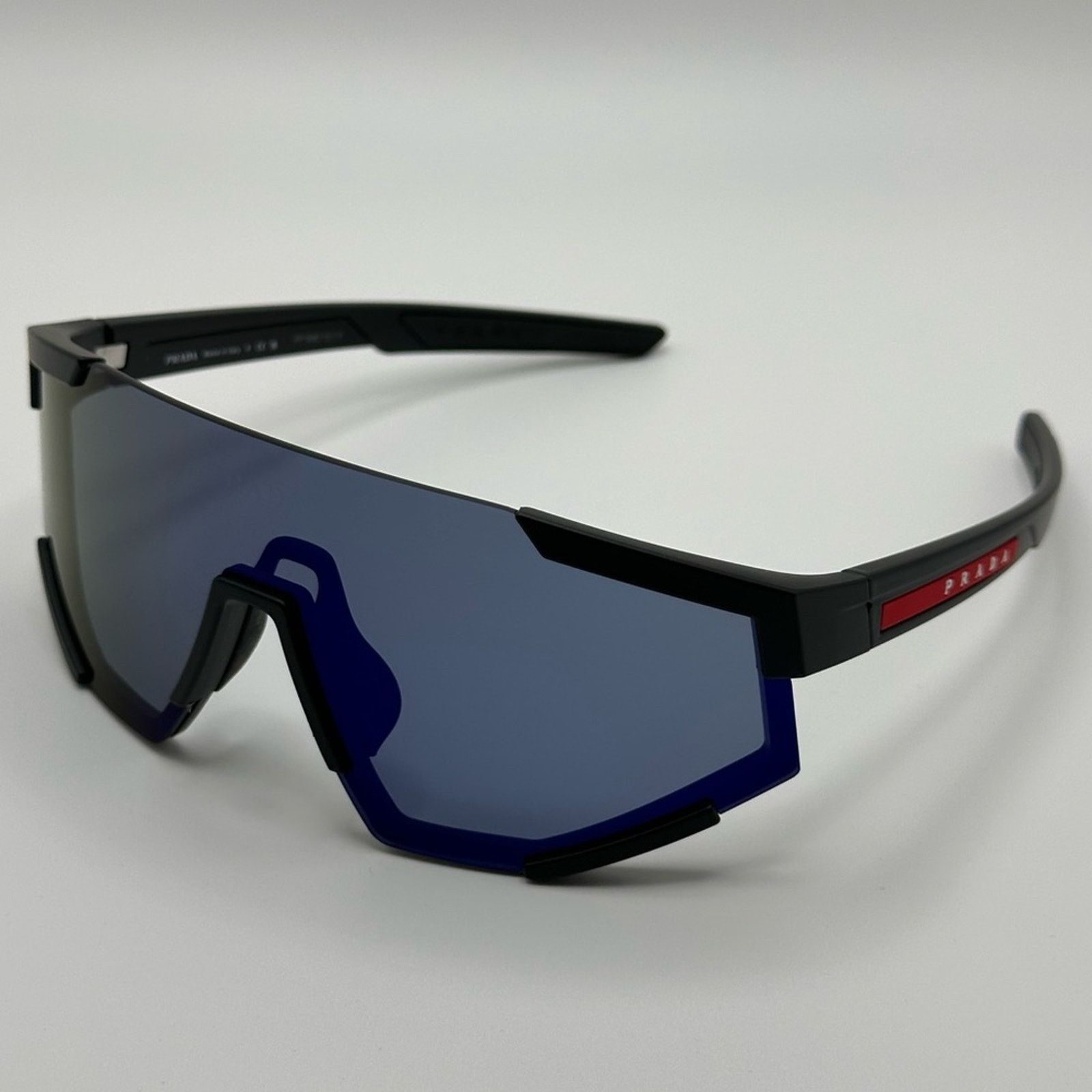 Prada PRADA Linea Rossa PS04WS DG070A Black Rubber/Dark BlueMirror Size ONE SIZE - 3 Thumbnail
