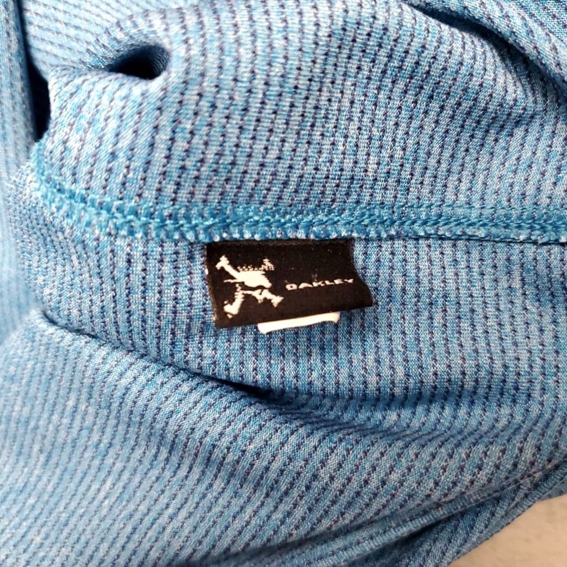Oakley Oakley Shirt Men M blue Micro Dot Ohydrolix Polo Polyester Performance Golf Size US M / EU 48-50 / 2 - 4 Thumbnail