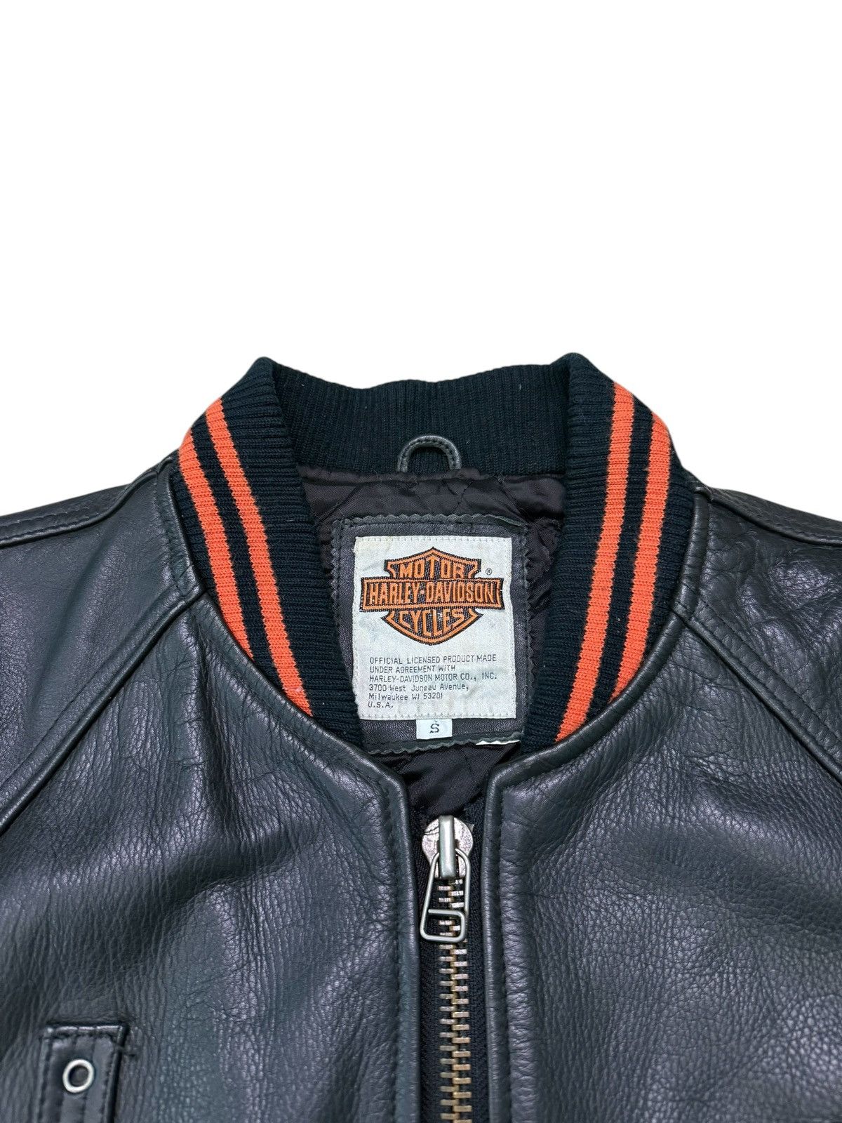 Vintage RARE VINTAGE HARLEY DAVIDSON LEATHER BOMBER JACKET Size US M / EU 48-50 / 2 - 6 Thumbnail