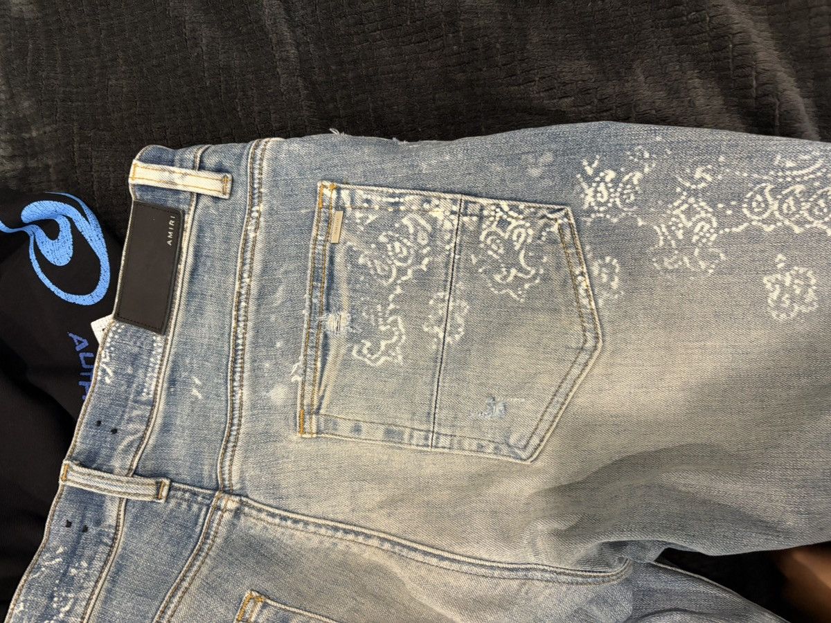 Amiri Amiri Paisley MX1 Size US 31 - 7 Thumbnail