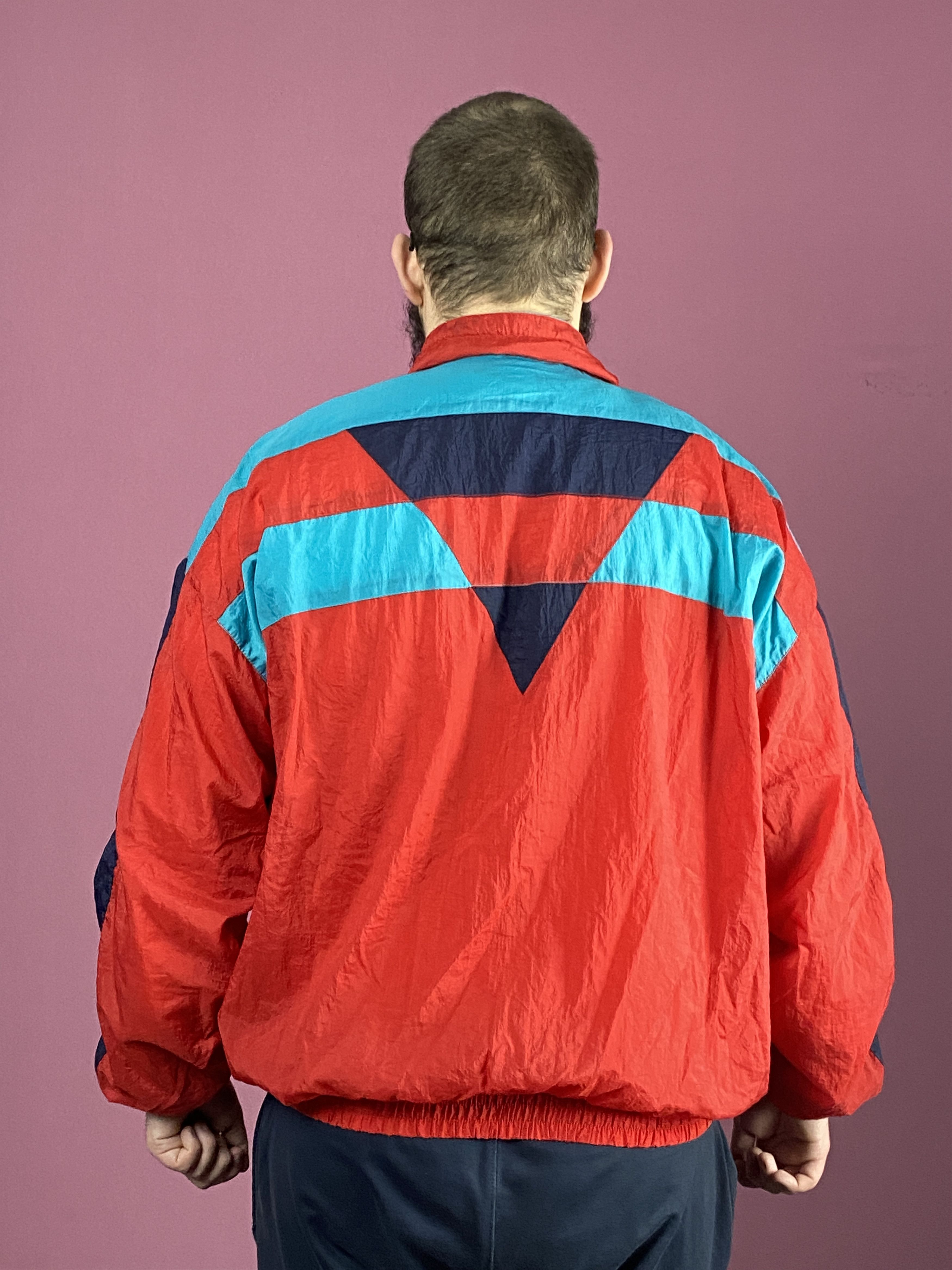 Vintage 90s Five Season Vintage Men's Windbreaker Jacket - L Size US L / EU 52-54 / 3 - 3 Thumbnail