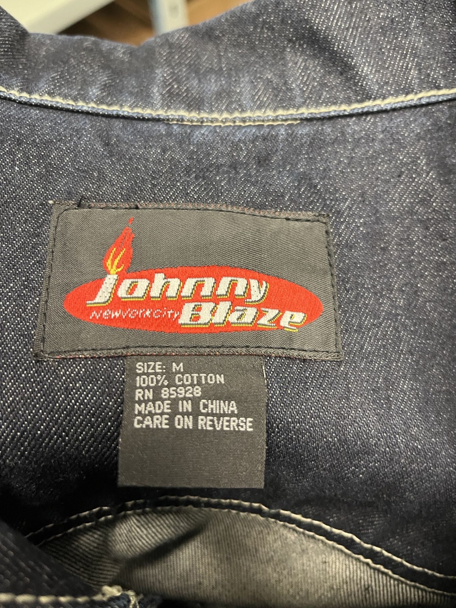 Other Denim Jacket Johnny Blaze Vintage Size US M / EU 48-50 / 2 - 4 Thumbnail