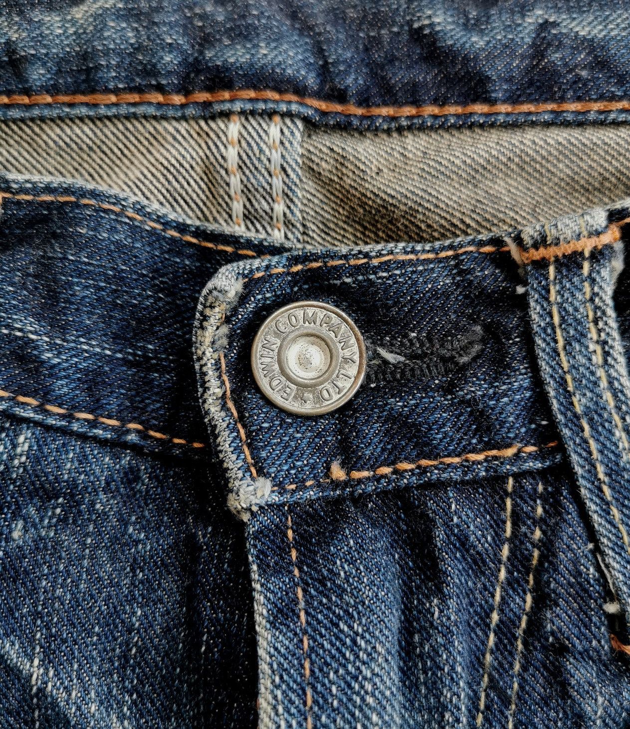 Edwin Edwin Extra Extreme 503RVS Patchwork Ripped Denim Jeans Size US 29 - 6 Thumbnail