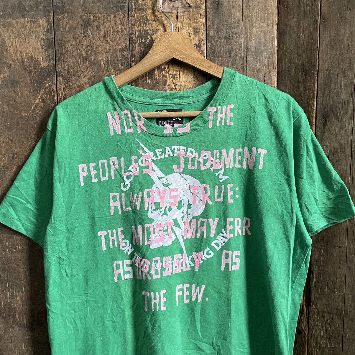 PPFM Vintage PPFM Punk Skull Poem Tee Shirt Size US M / EU 48-50 / 2 - 2 Thumbnail