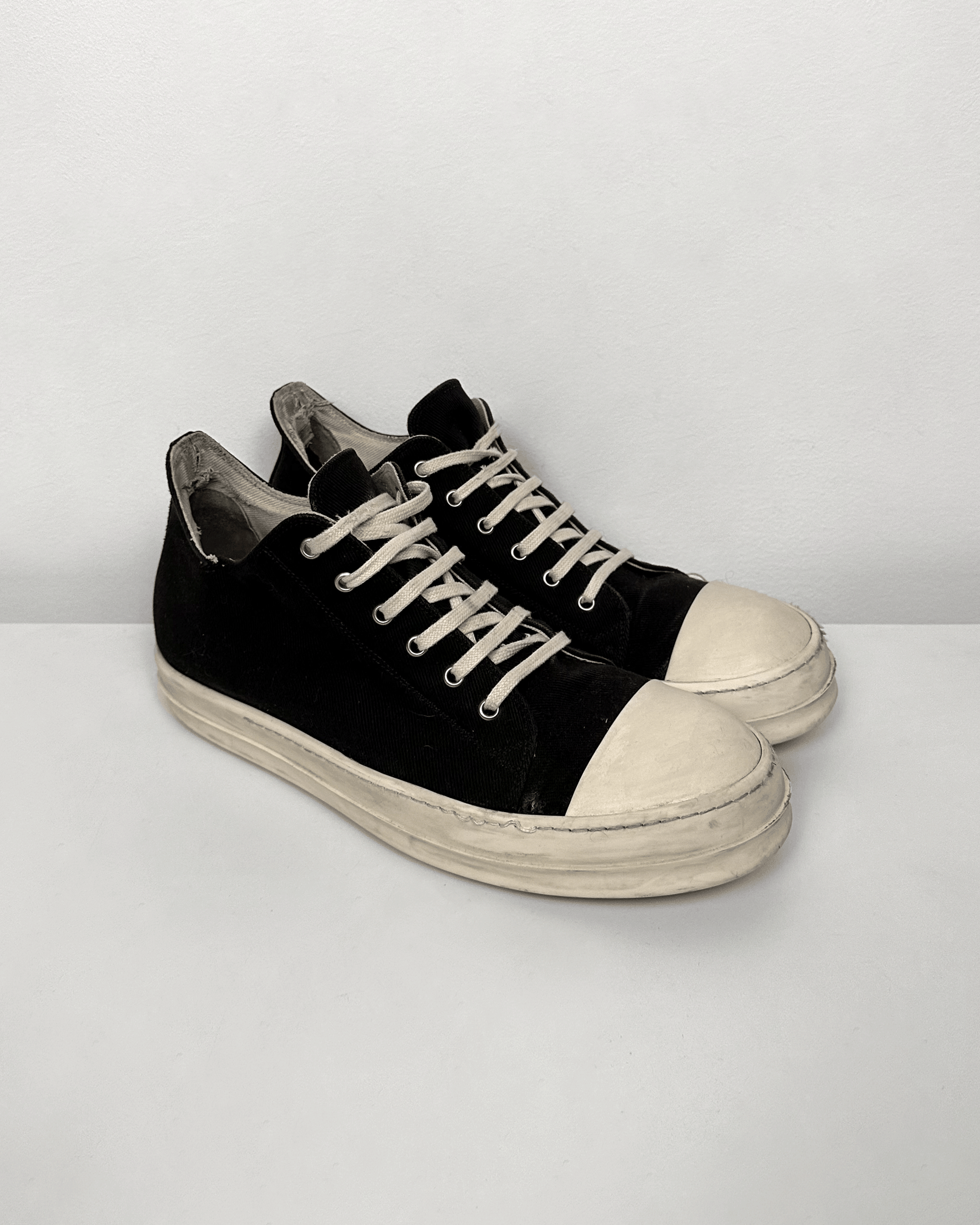 Rick Owens Rick Owens Drkshdw Low Ramones Size US 12 / EU 45 - 1 Thumbnail