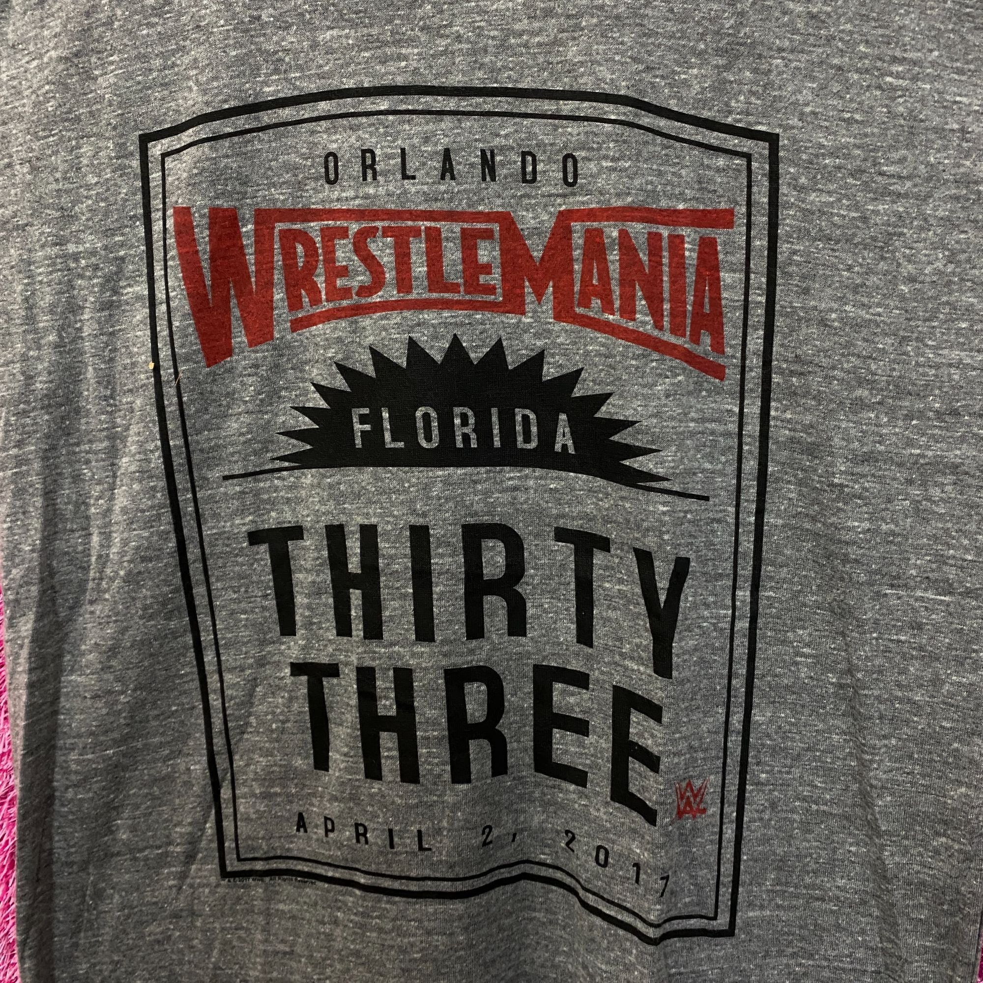 WWE Wrestlemania 33 Orlando Florida 2017 Event Promo WWE Tee M Size US M / EU 48-50 / 2 - 2 Thumbnail