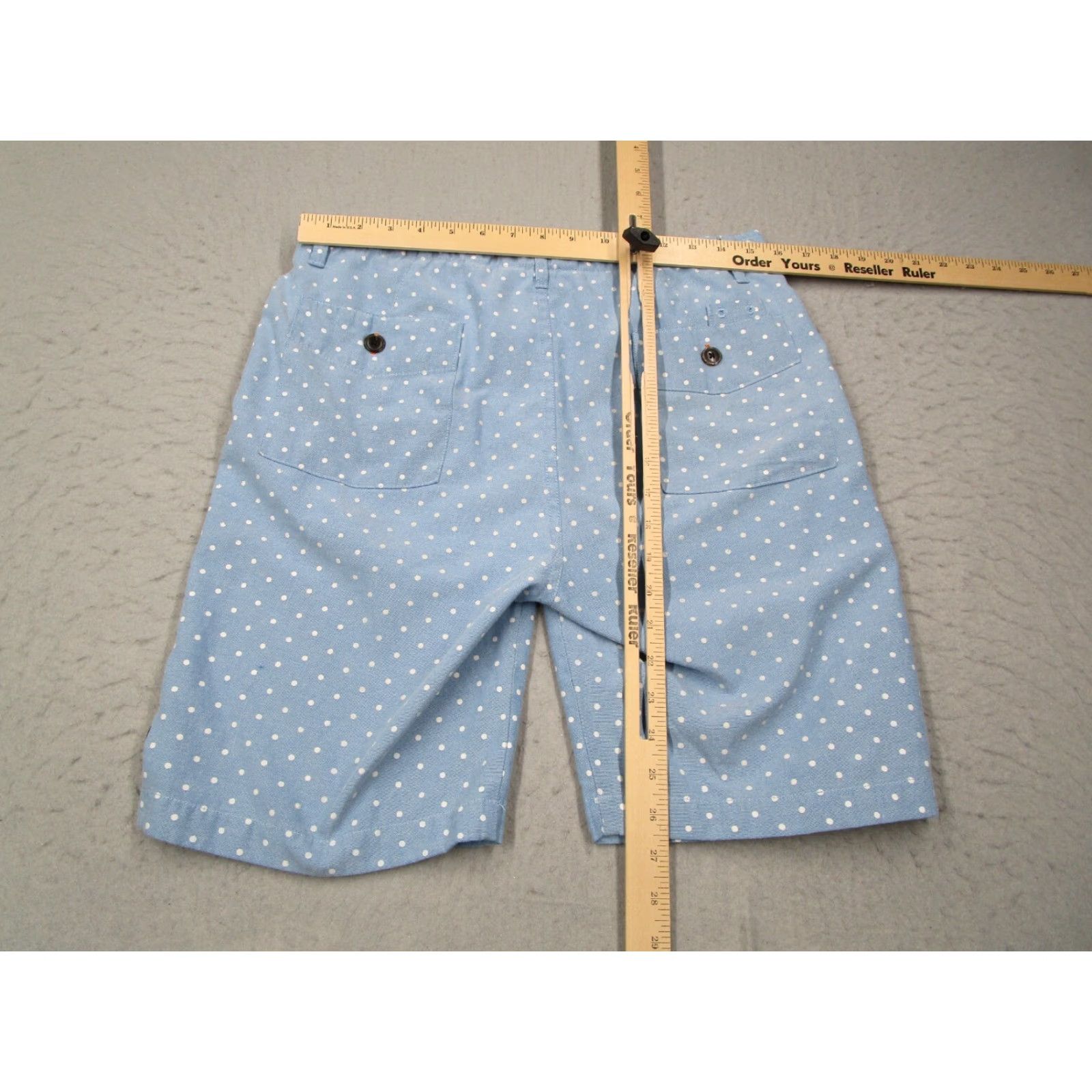 Roark Roark Revival Shorts Mens 32 Blue Polka Dot 8" Walk Travel Beach Golf Hike Size US 32 / EU 48 - 6 Thumbnail