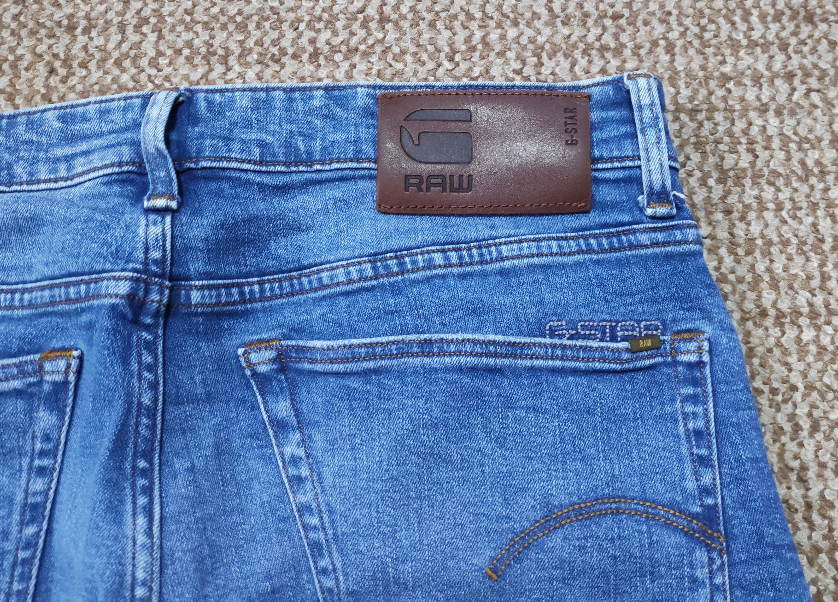 G-Star G-Star Raw 3301 Straight Denim Jeans sz W32 L32 Size US 32 / EU 48 - 4 Thumbnail
