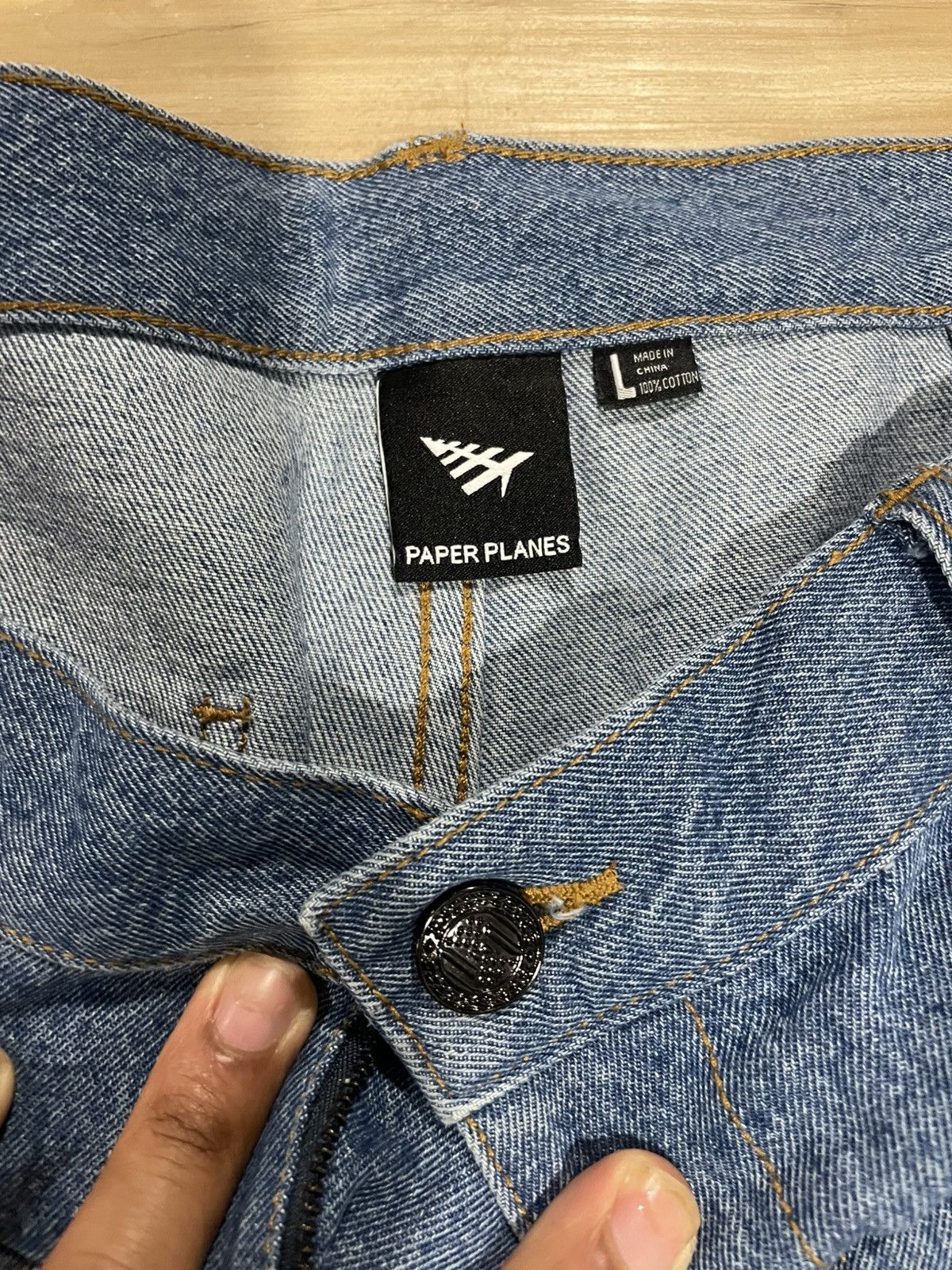 Paper Planes Paper planes Jean Shorts Size US 34 / EU 50 - 4 Thumbnail