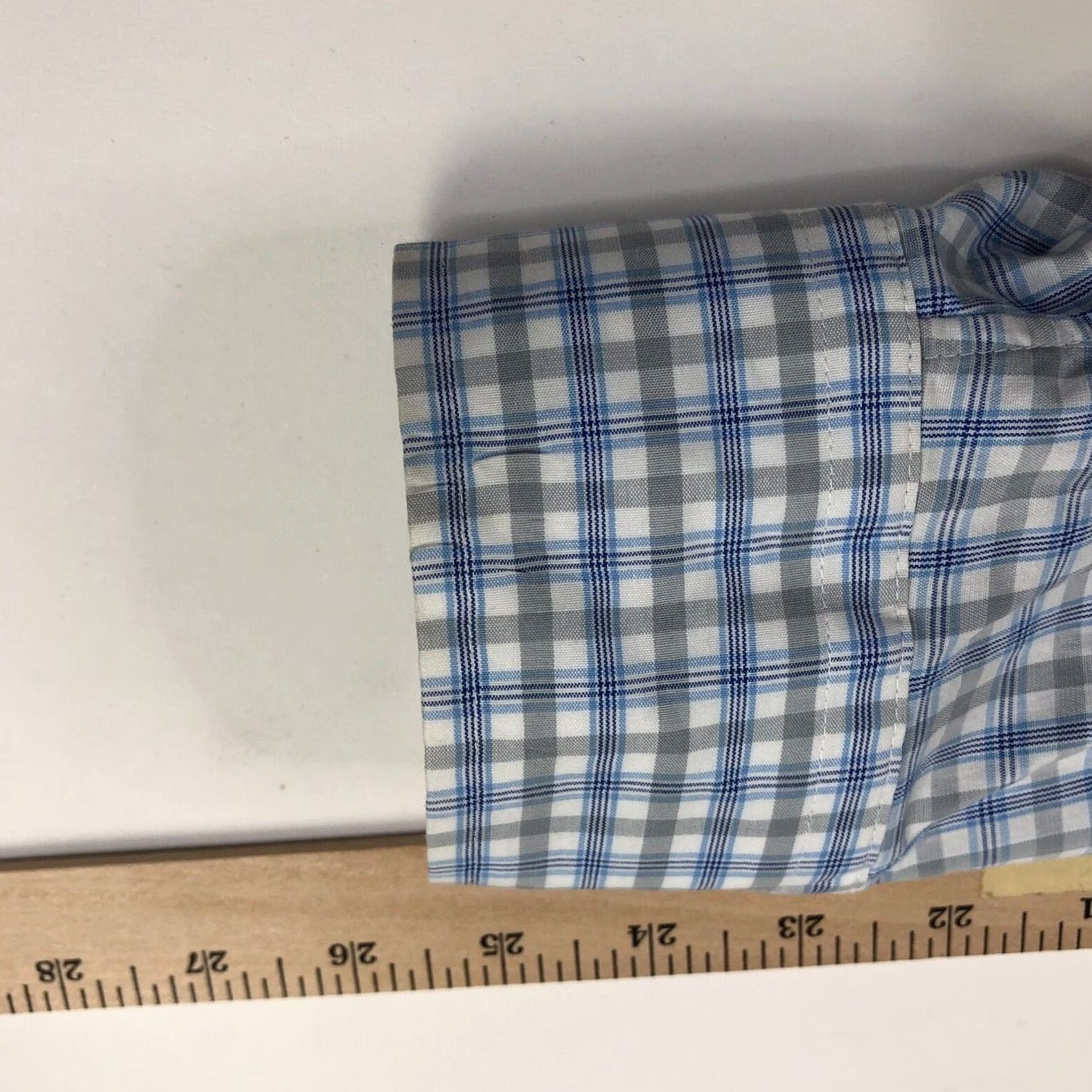 Vineyard Vines Vineyard Vines Burgee Shirt Men’s XS Blue White Plaid Classic Fit Button-Up Shirt Size US XS / EU 42 / 0 - 7 Thumbnail