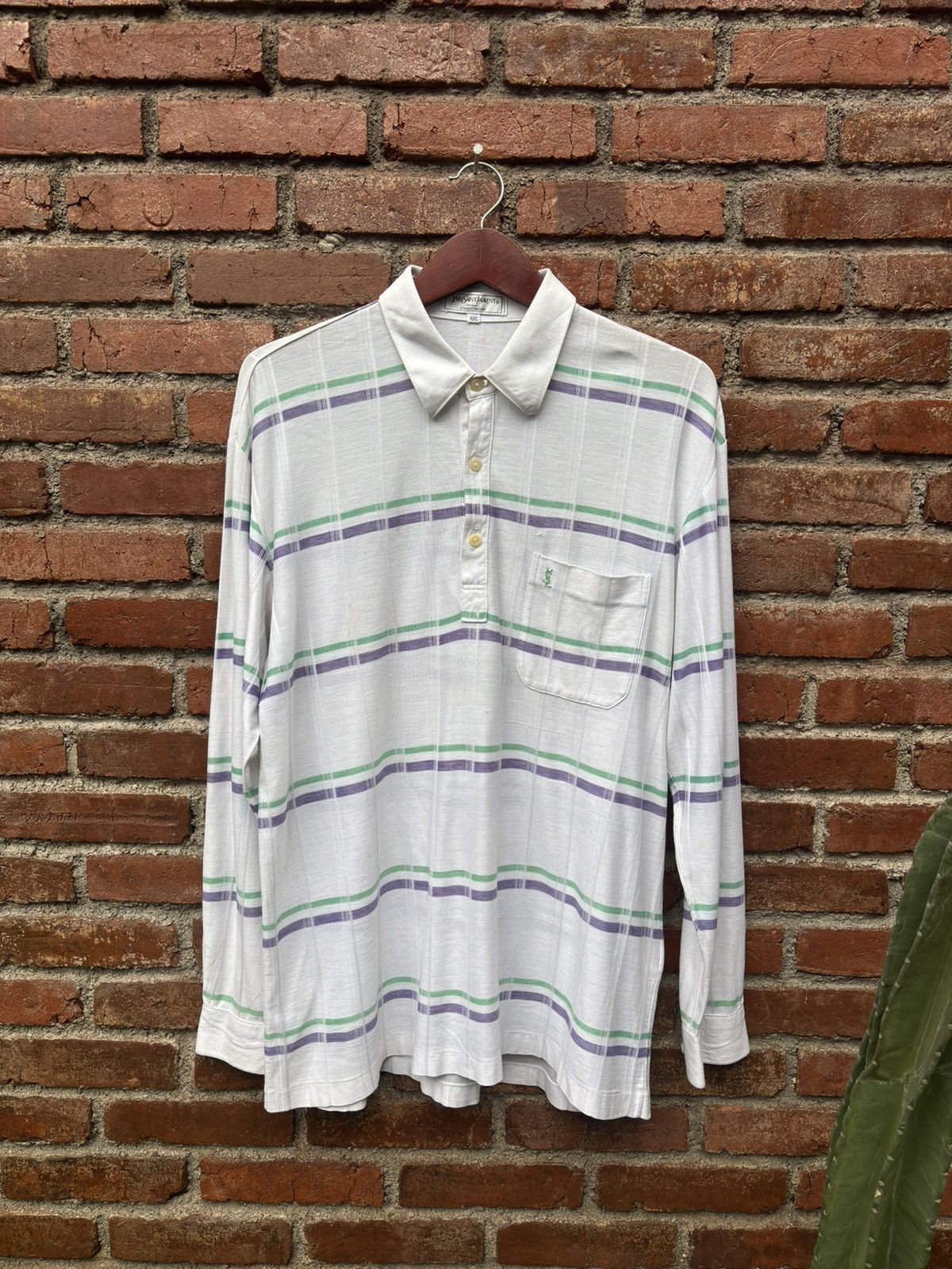 Yves Saint Laurent YSL Yves Saint Laurent Tricots Striped Pullover long sleeve Size US M / EU 48-50 / 2 - 1 Thumbnail