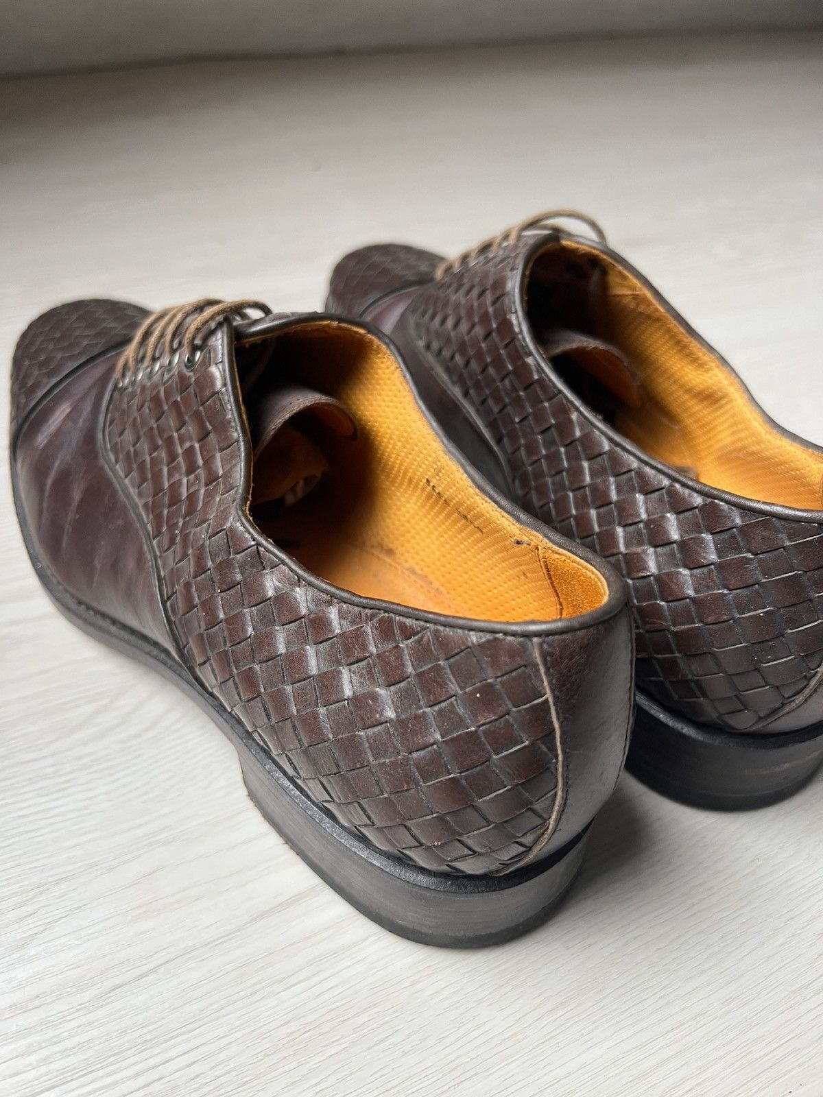 Bottega Veneta Bottega Veneta Brown Leather Shoes Size US 9 / EU 42 - 3 Thumbnail