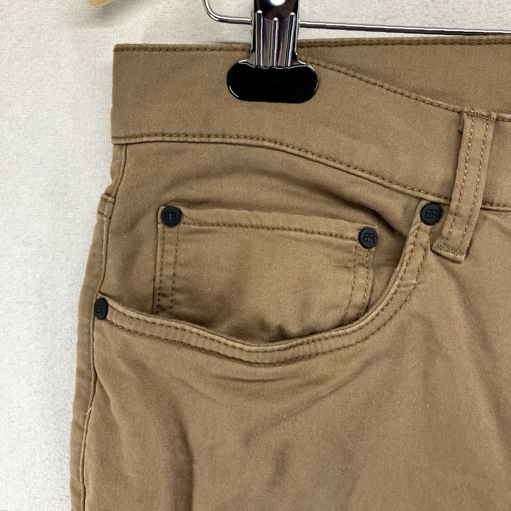 Banana Republic Banana Republic Chino Pants Mens 34x32 Brown 5-Pocket Stretch Business Casual Classic Size US 34 / EU 50 - 7 Thumbnail