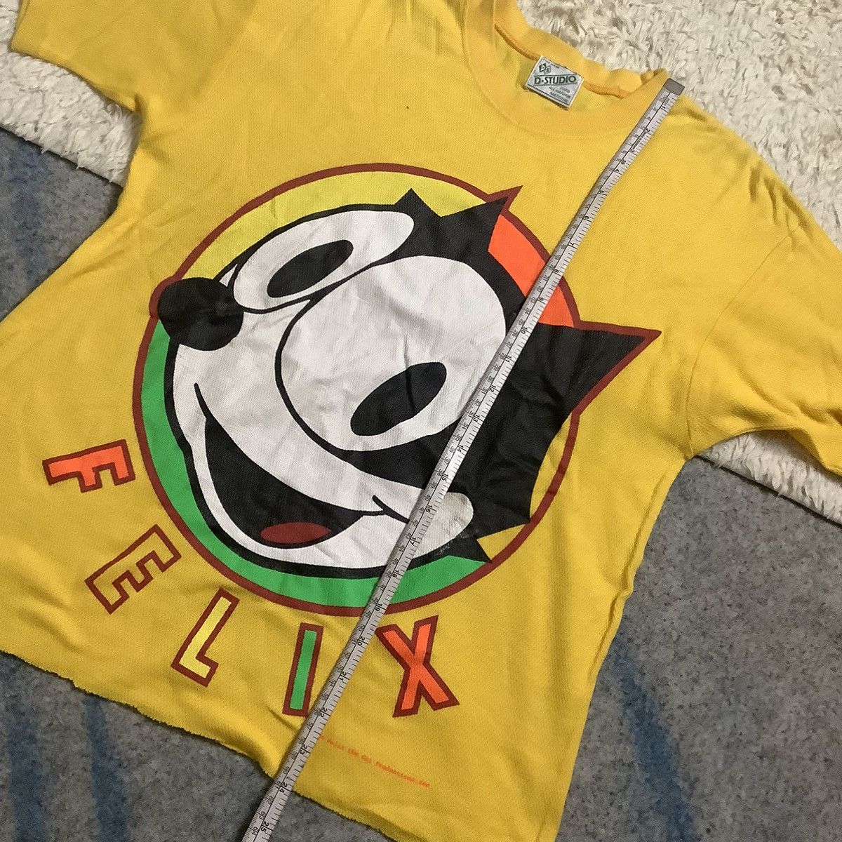 Cartoon Network × Felix × Vintage Felix The Cat Vintage Distressed Tee 1988 Size US M / EU 48-50 / 2 - 7 Thumbnail
