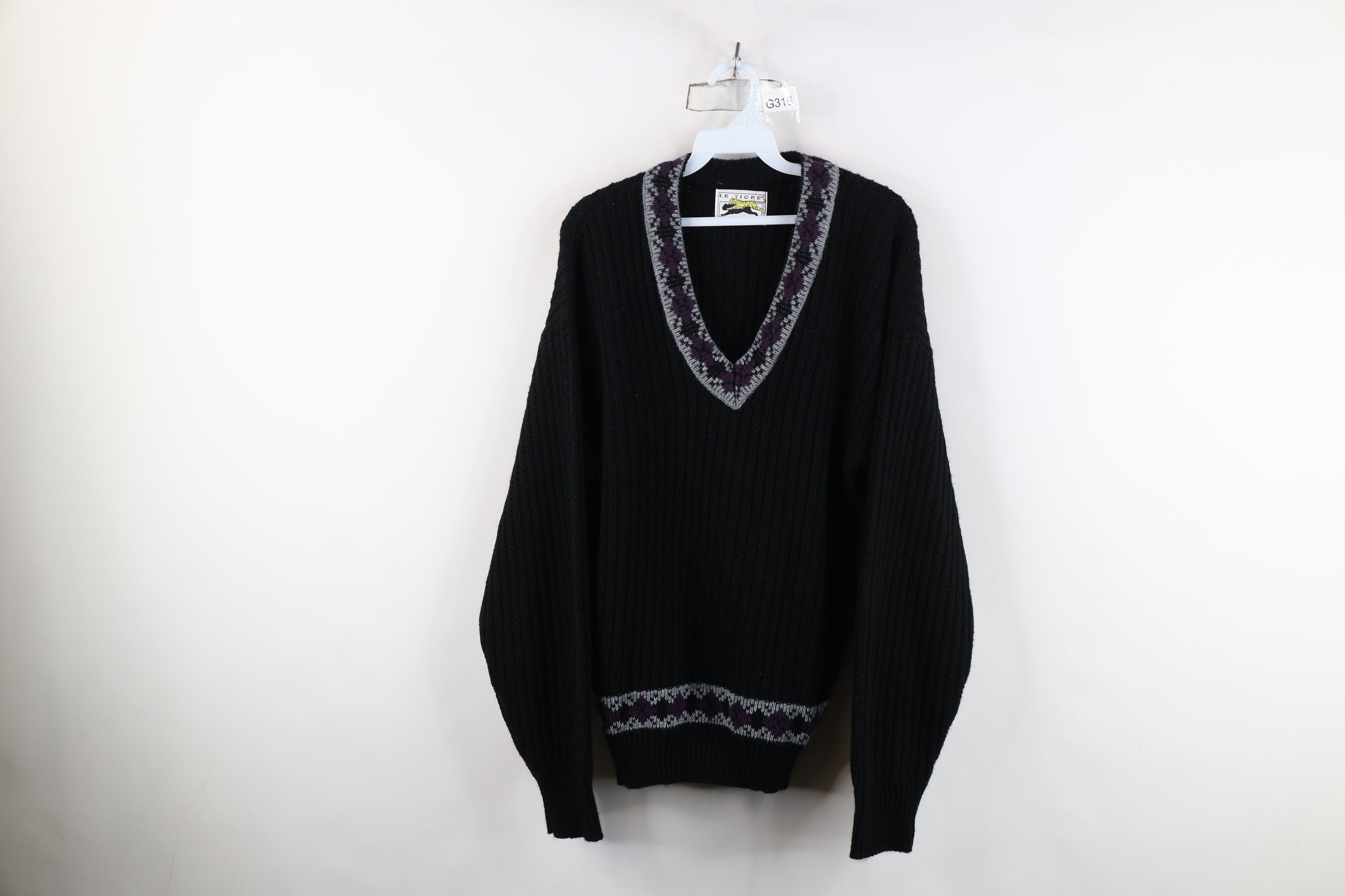 Other × Vintage 80s Vintage Capuchon Knit Sweater M | Grailed