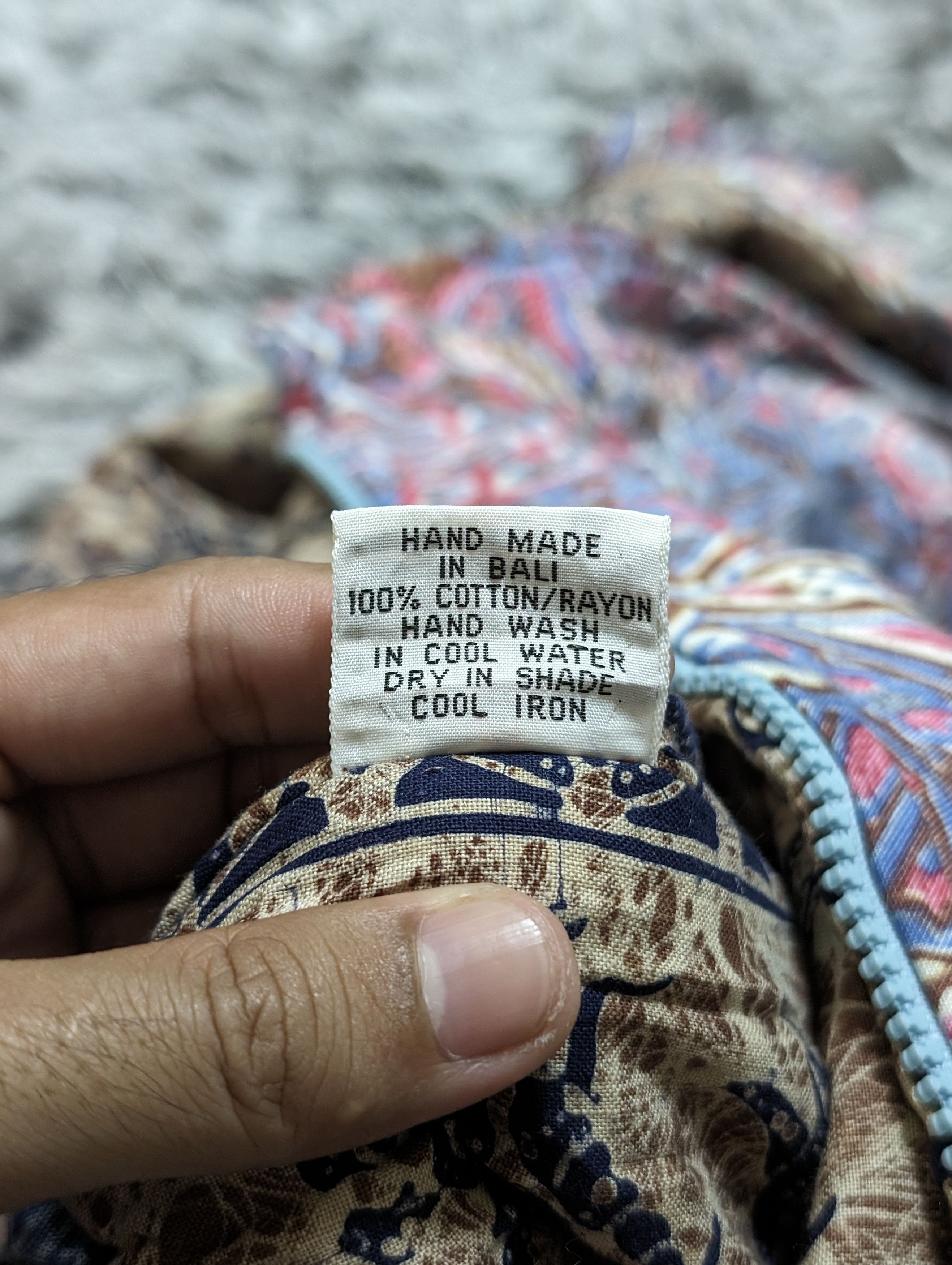 Batik Bay Vintage Mega Bali Hand Made Bali Floral Jacket Batik Bomber Size US M / EU 48-50 / 2 - 12 Thumbnail