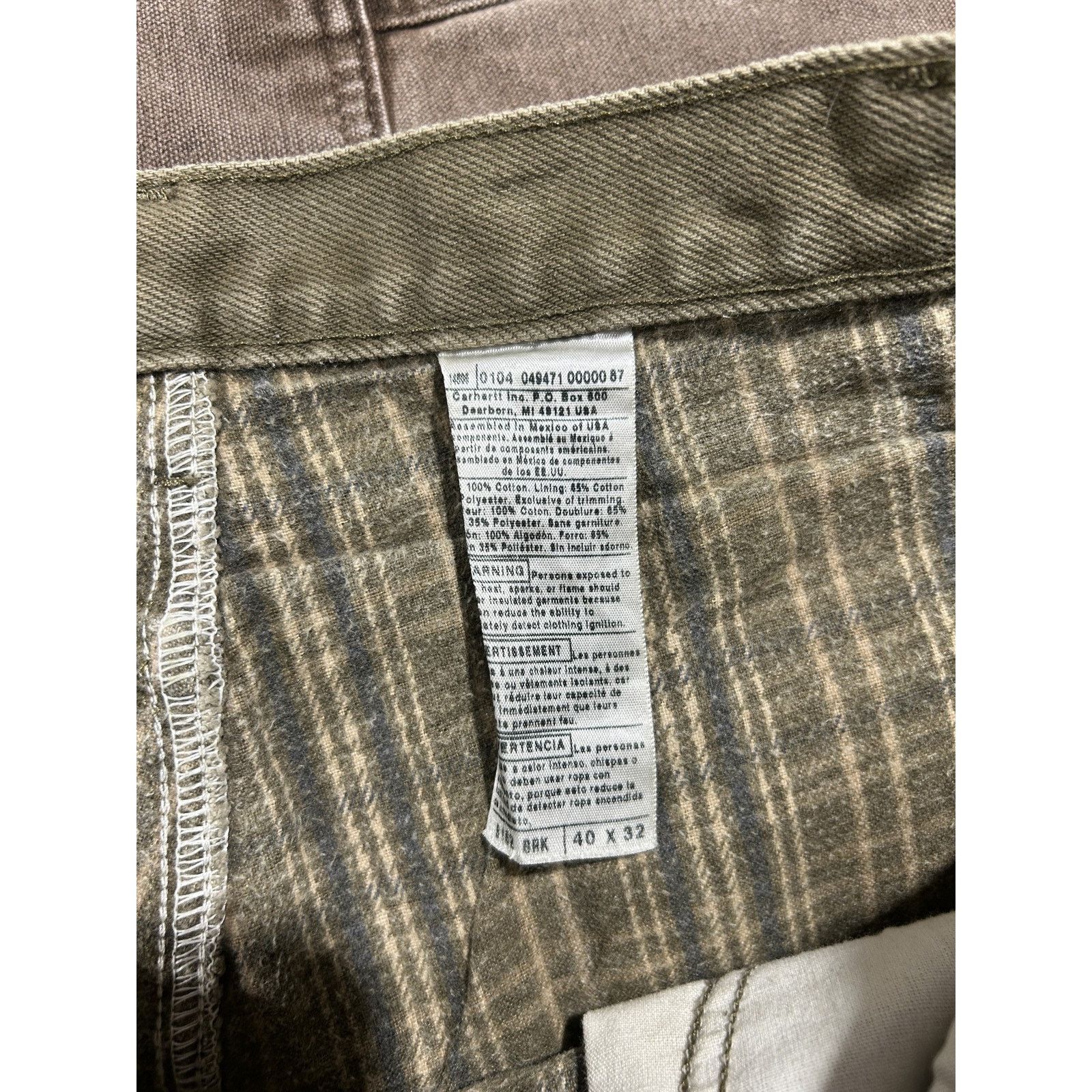 Carhartt CARHARTT GREEN CARPENTER FLANNEL LINE SIZE 40 Size US 40 / EU 56 - 7 Thumbnail