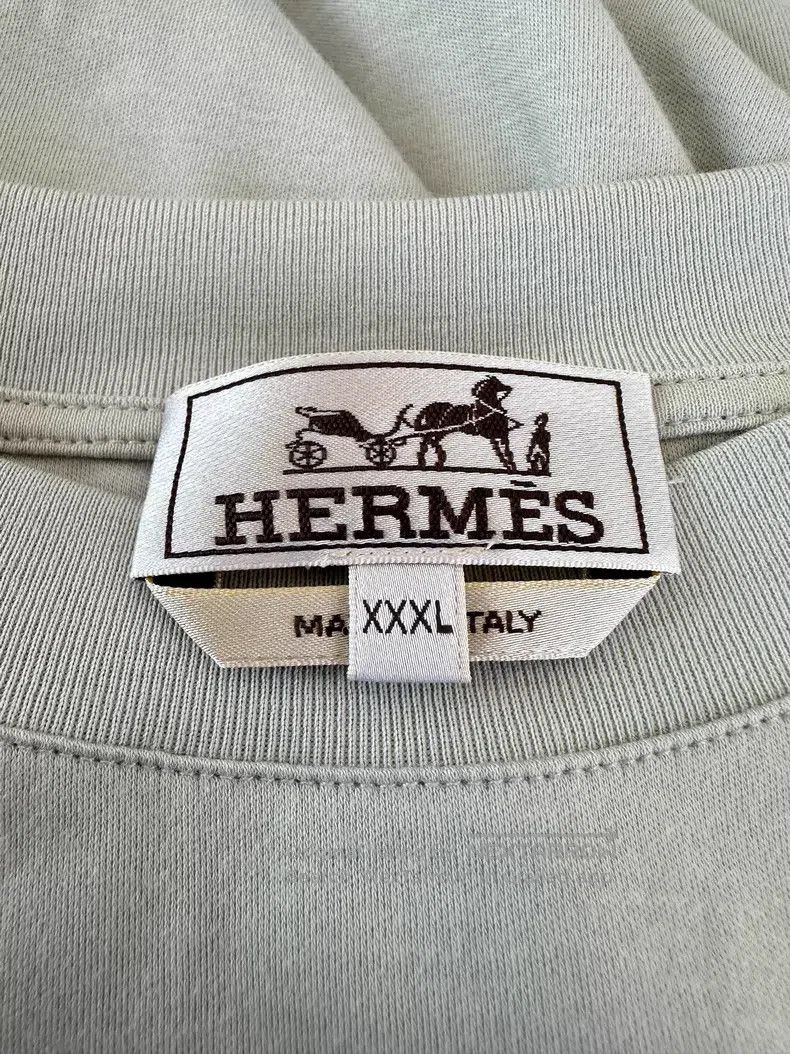 Hermes Hermes size 3XL Foggy Color Letter Graffiti Short Sleeve T- Size XS / US 0-2 / IT 36-38 - 7 Thumbnail