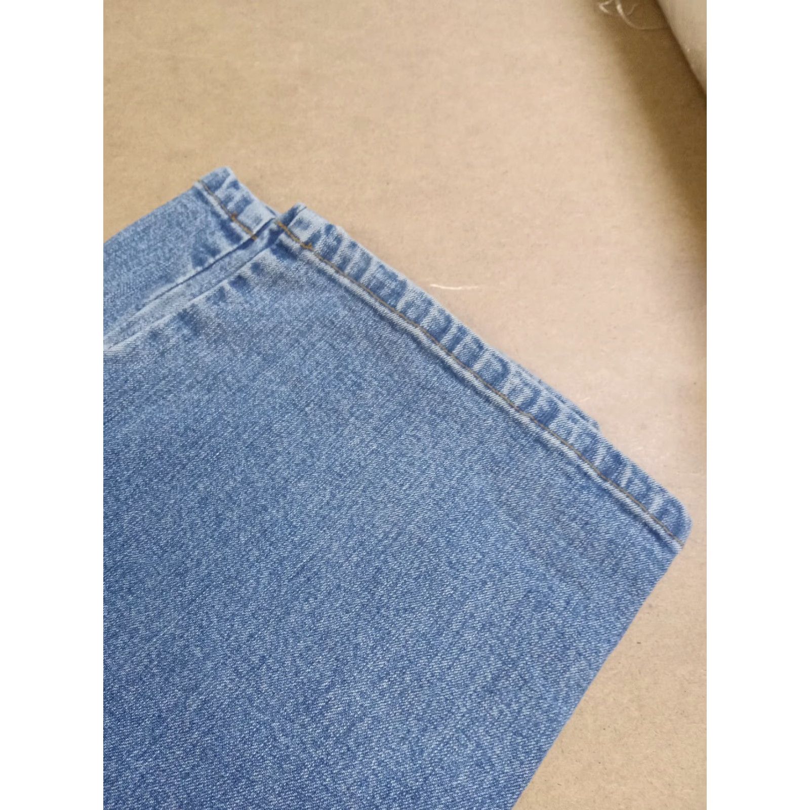 Denime Lauren Jeans Co. Jeans Women 12 Regular 33" Waist 30" Inseam Blue Denim Straight Leg 33 Unique Logo Zipper Button Stretch Vintage No N/A Size 24" / US 00 / IT 34 - 4 Thumbnail