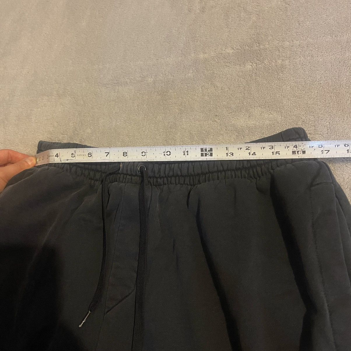 Jordan Brand Nike Air Jordan Sweatpants Men XL Black Joggers Workout Gym Size US 33 - 5 Thumbnail