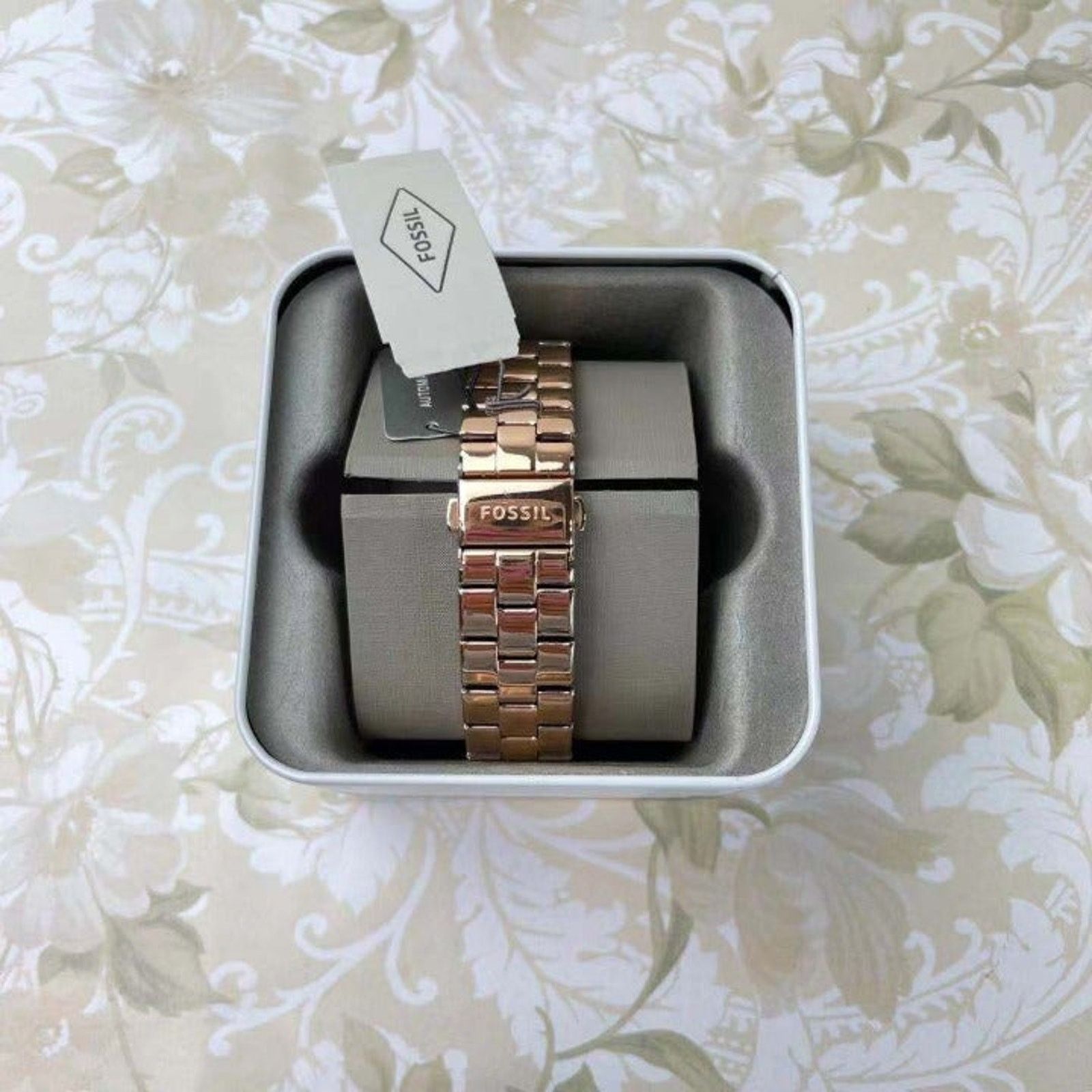 Fossil Fossil BQ3651 Modern Sophisticate Automatic Rose Gold Watch Size ONE SIZE - 4 Thumbnail