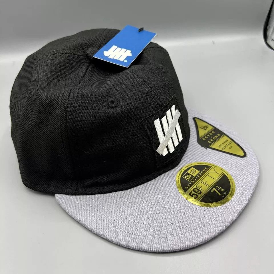 New Era Undefeated Hat Men 7 1/4 59Fifty New Era Fitted Cap New Wool Size ONE SIZE - 3 Thumbnail