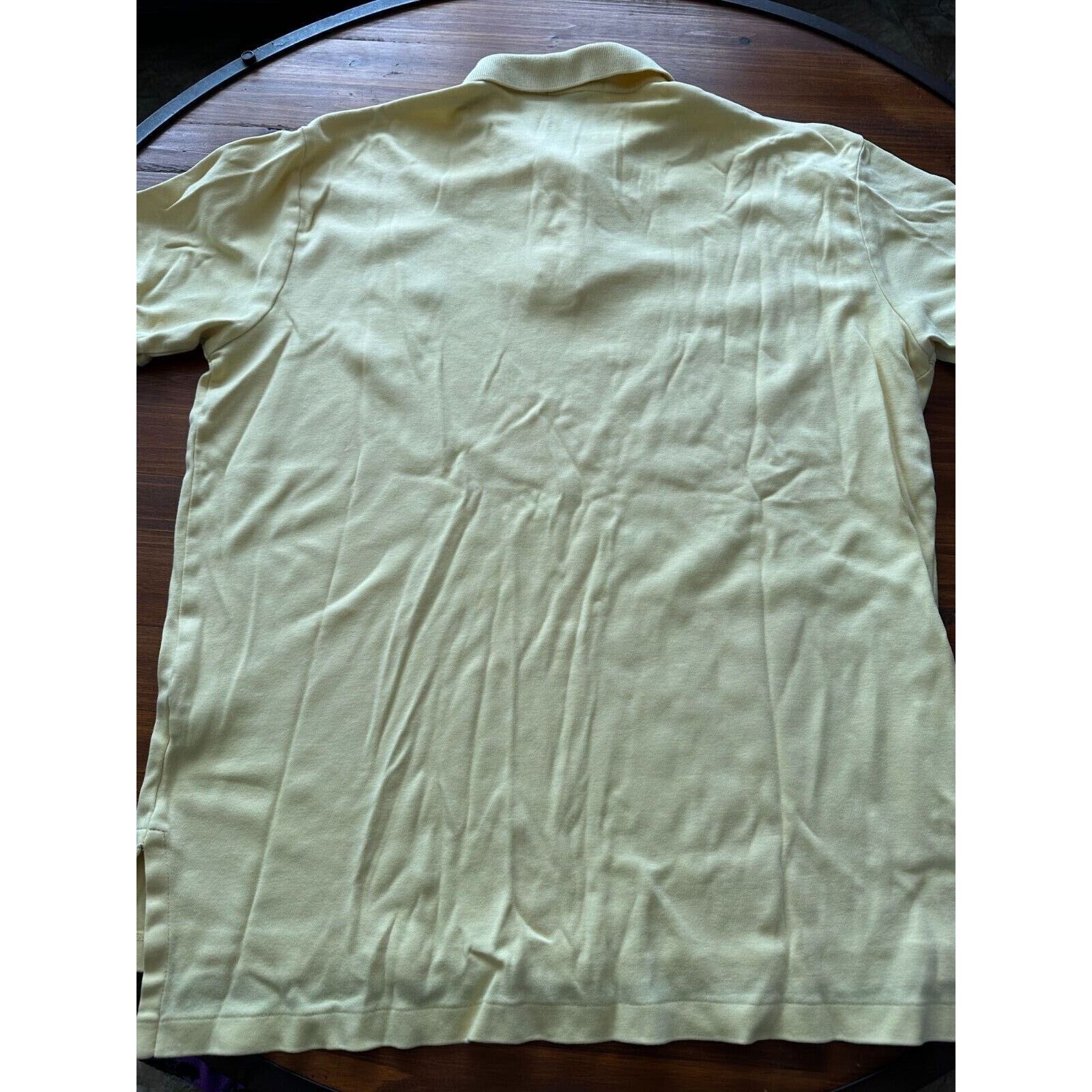 Polo Ralph Lauren Polo Ralph Lauren Men's Yellow Polo Shirt Size L Blue Pony Size US L / EU 52-54 / 3 - 8 Thumbnail