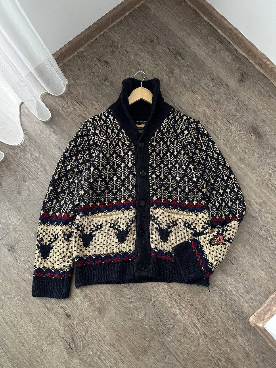 Vintage Vintage Cardigan Wool Knit Norway Dale Garn Sweater Size US M / EU 48-50 / 2 - 2 Thumbnail