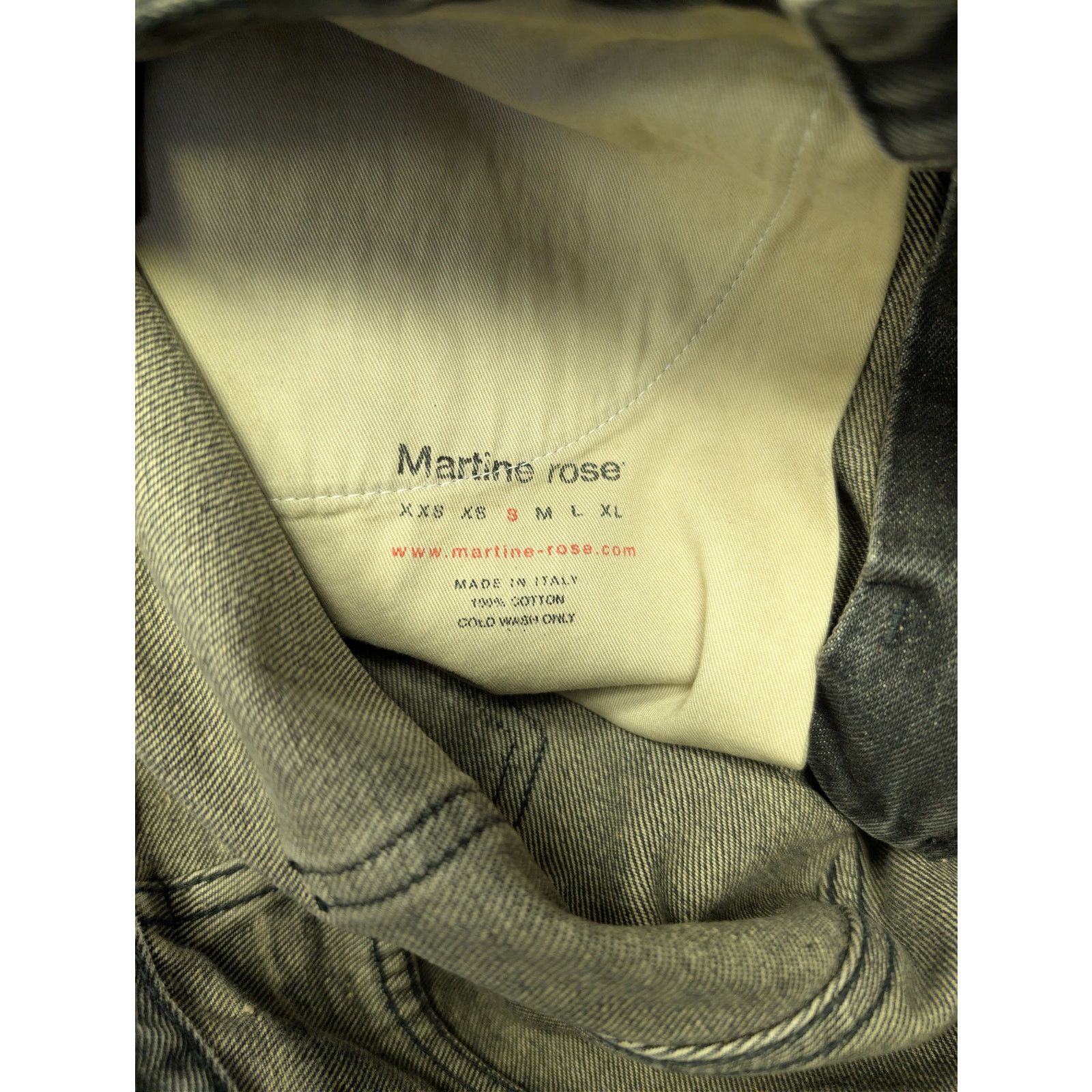 Martine Rose o1rshd1 Panelled Jean in Black Vintage Wash Size US 30 / EU 46 - 18 Thumbnail