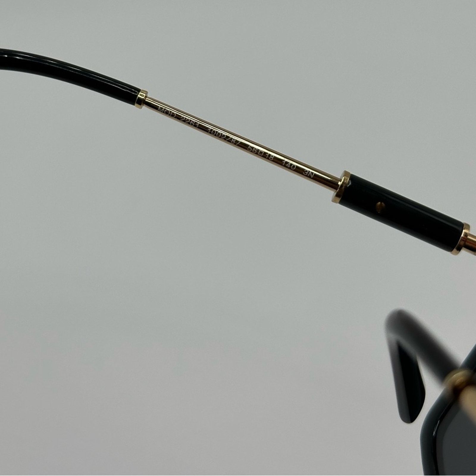 Versace NEW VERSACE VE2261 100287 Black Dark Grey Women Sunglasses Size ONE SIZE - 6 Thumbnail