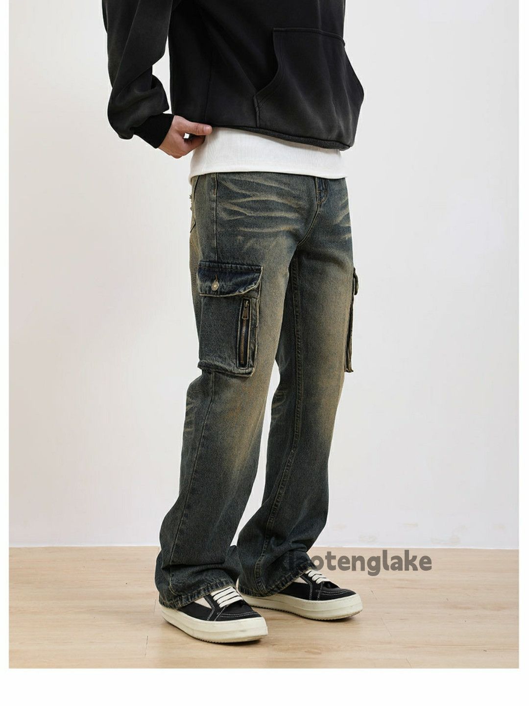 Jean × Vintage washed faded skate hiphop outdoor sports cargo pants Size US 32 / EU 48 - 5 Thumbnail