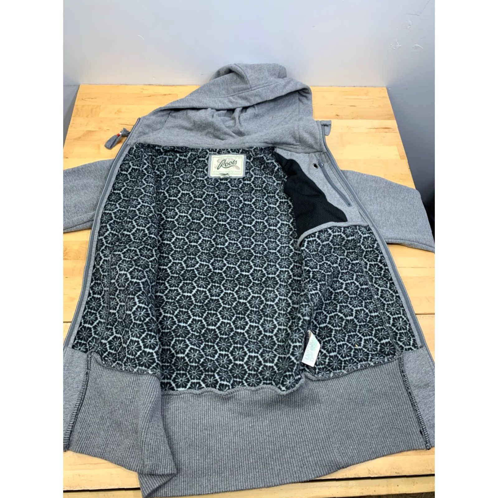 Roots Roots Canda Jacket Women M Gray Full Zip Hooded Casual Size M / US 6-8 / IT 42-44 - 5 Thumbnail
