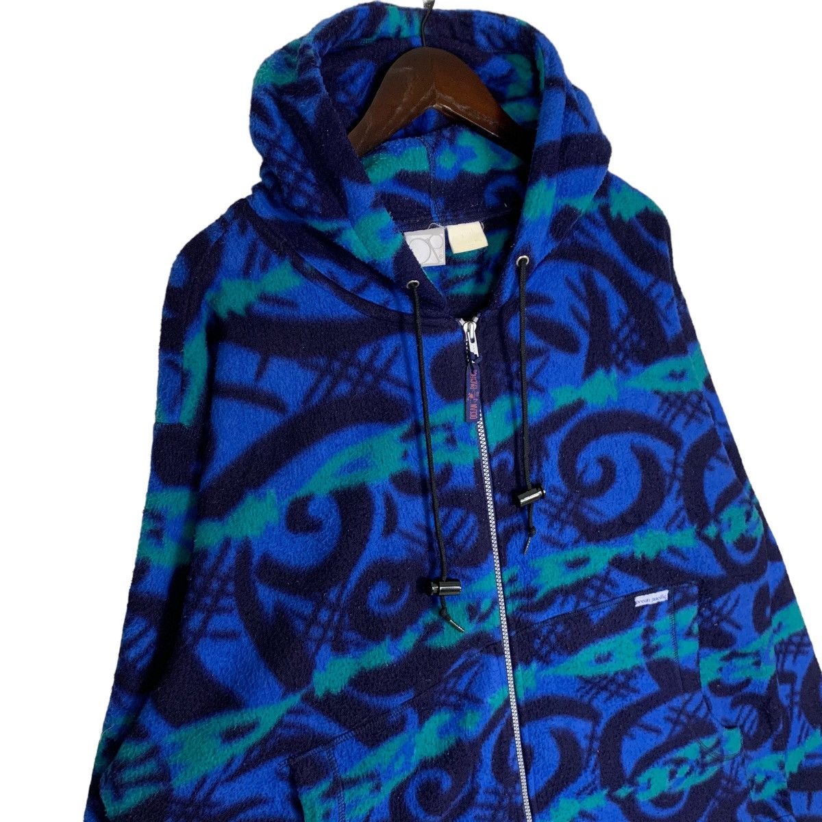 Ocean Pacific Ocean Pacific Fleece Hoodie Sweater Size US L / EU 52-54 / 3 - 3 Thumbnail