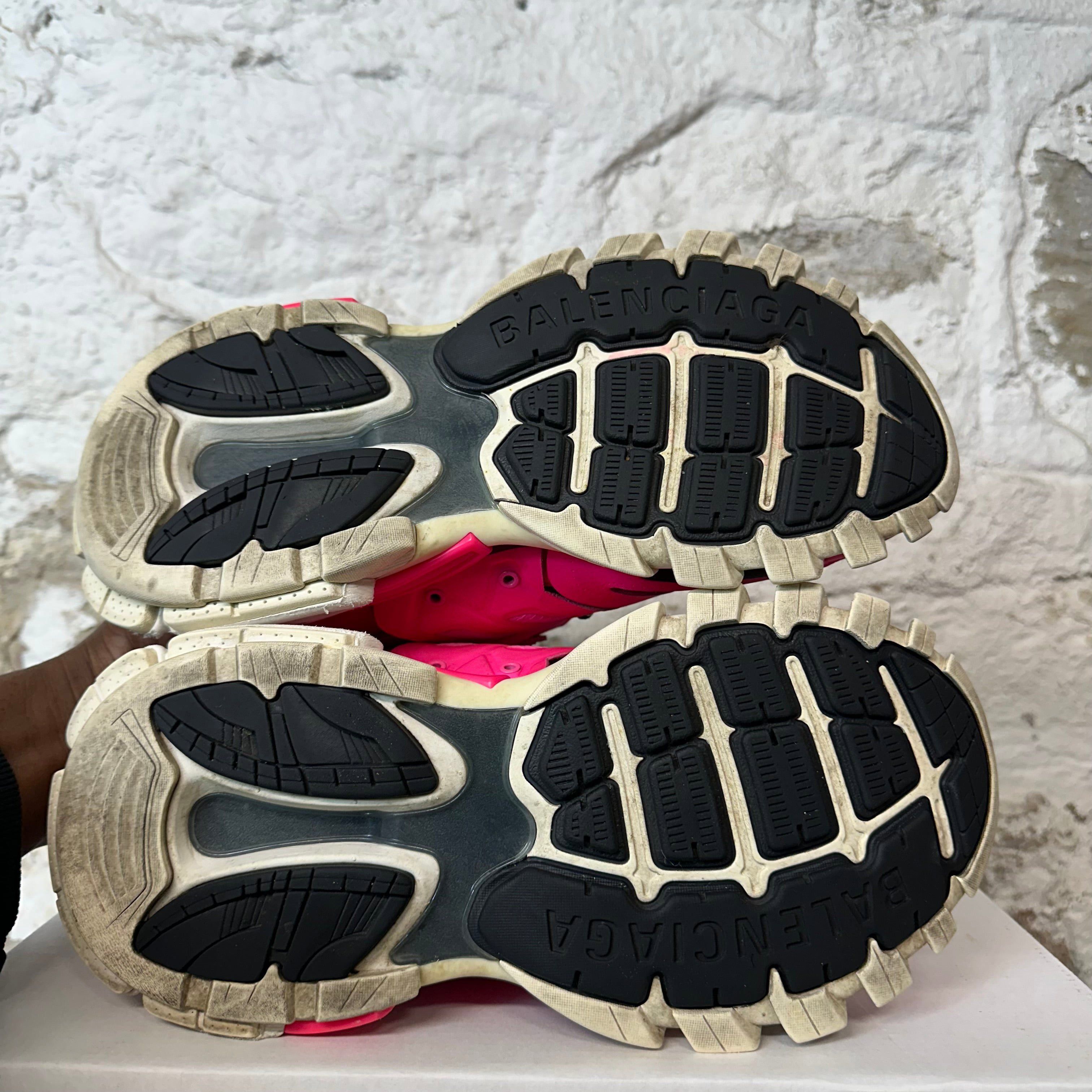 Balenciaga Balenciaga Track Runner Pink Black White Sneaker Sz 6.5 (39) Size US 6.5 / EU 39-40 - 6 Thumbnail