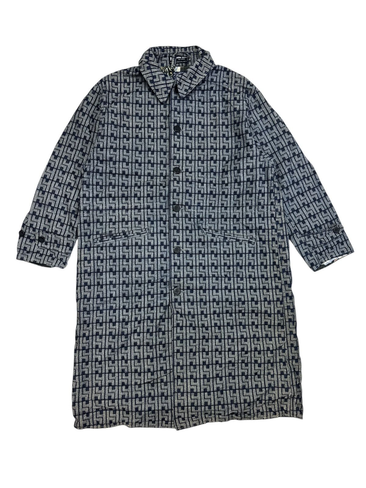 Evisu EVISU BY HIDEHIKO YAMANE MONOGRAM LONG COAT JACKET Size US L / EU 52-54 / 3 - 1 Thumbnail