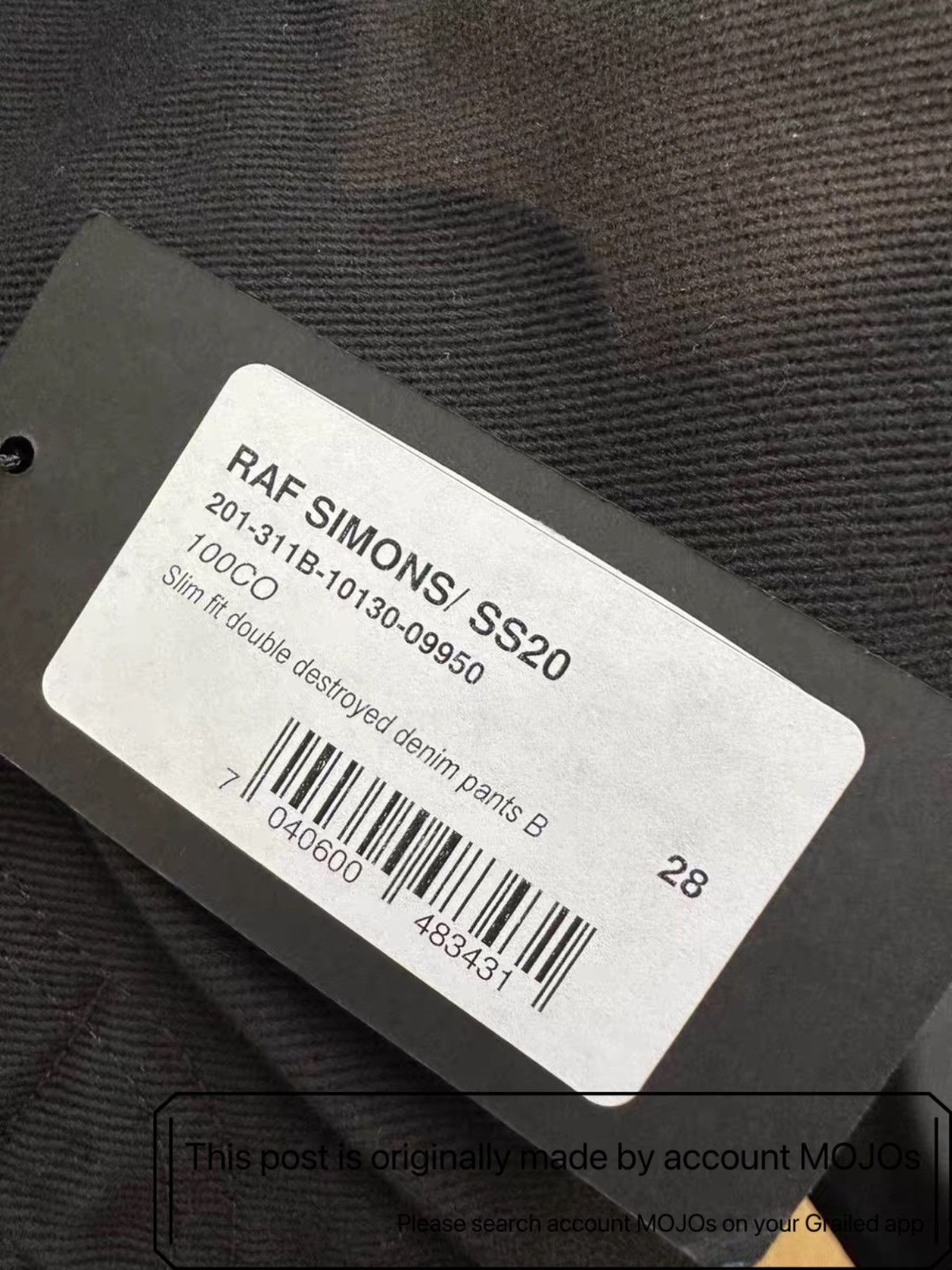 Raf Simons Sz 28 Raf Simons Purple Layer Distressed Denim mojos1557 Size US 28 / EU 44 - 4 Thumbnail