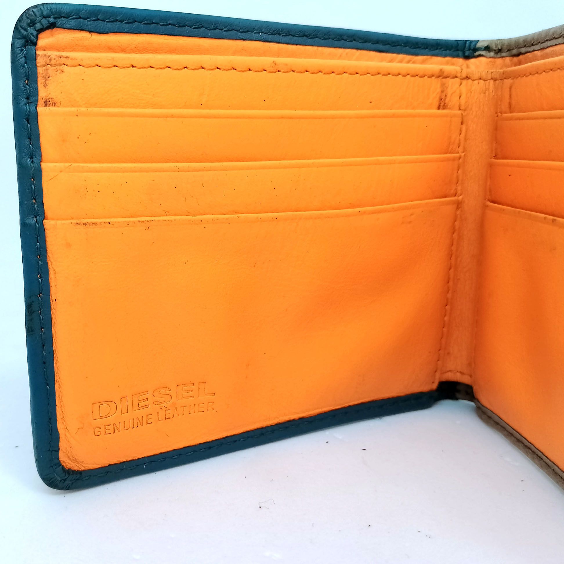 Diesel Diesel Bifold Leather Wallet with Card Holder Size ONE SIZE - 9 Thumbnail