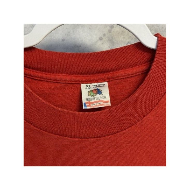 Vintage Vintage 90s NHRA Drag Racing T Shirt Mens XL Red Single Stit Size US XL / EU 56 / 4 - 4 Thumbnail