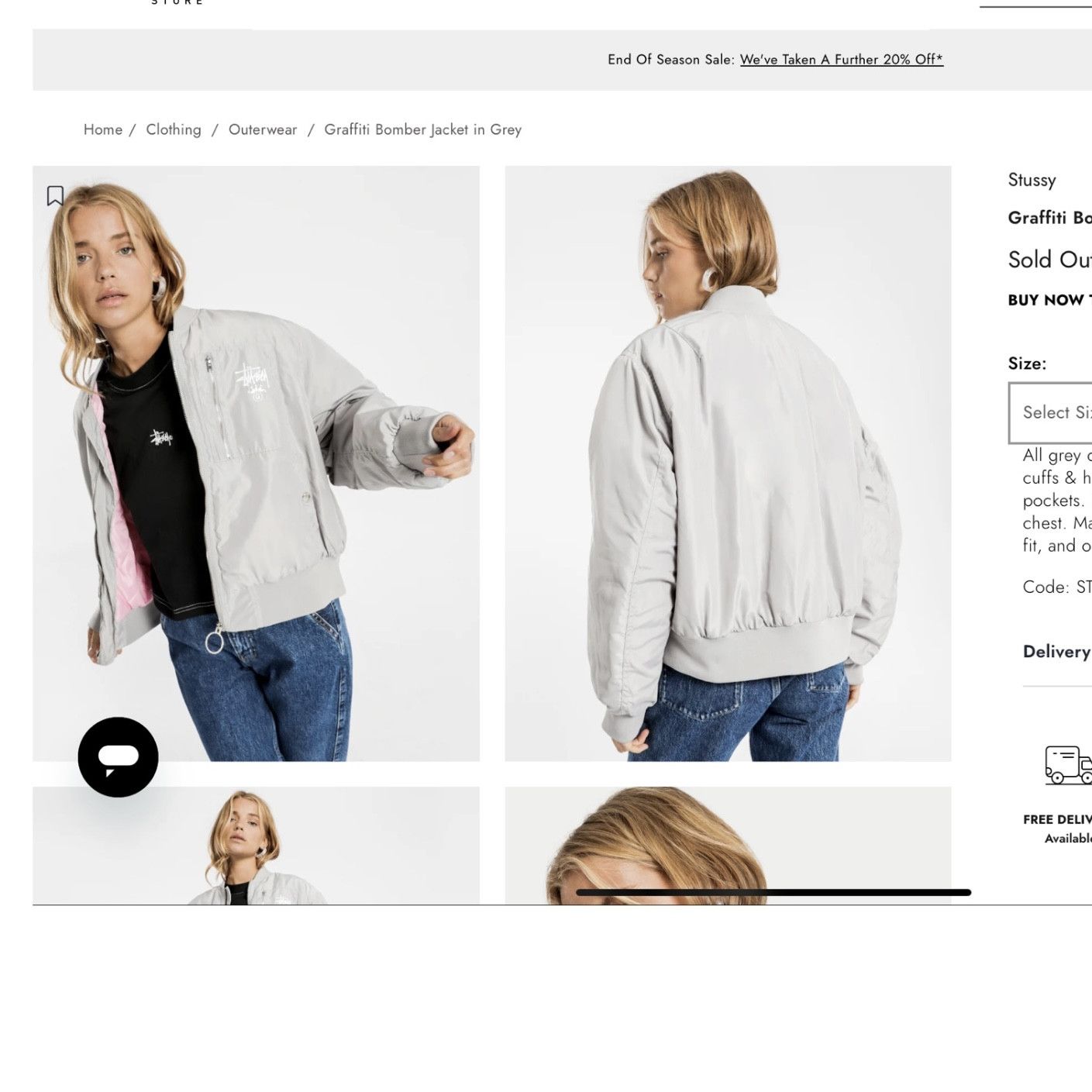 Stussy Rare Stussy Bomber Jacket Size M / US 6-8 / IT 42-44 - 2 Thumbnail