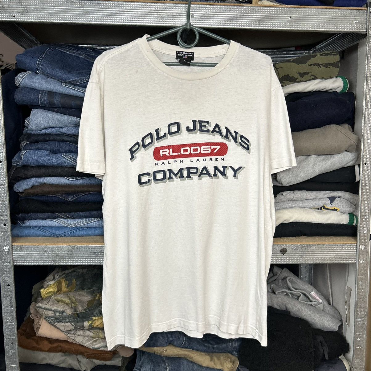 Polo Ralph Lauren Mens Polo Ralph Lauren Jeans Big Logo streetwear tee Size US L / EU 52-54 / 3 - 1 Thumbnail