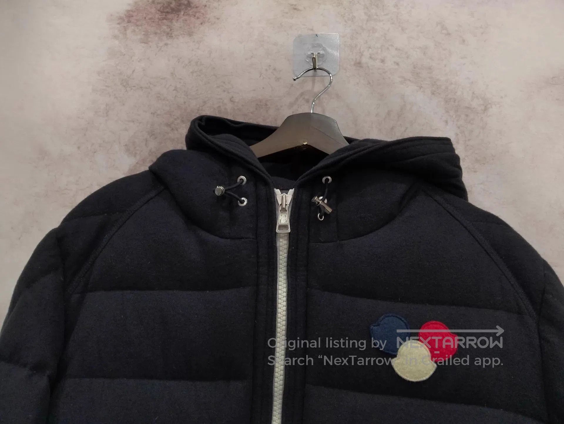 Moncler Black Puffer Hooded Jacket - XL. Size US XL / EU 56 / 4 - 3 Thumbnail