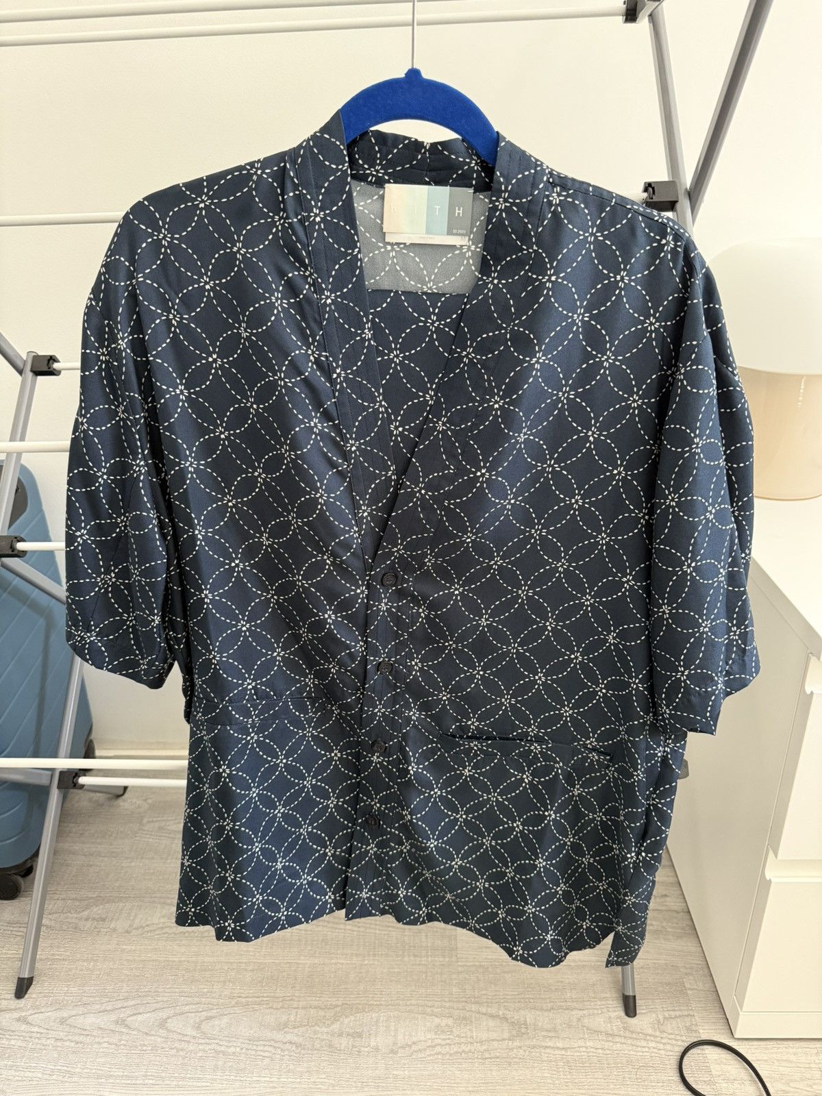 Kith Kith Silk Geometric Stitch Gi Shirt and Barrow Pant Size US M / EU 48-50 / 2 - 2 Thumbnail