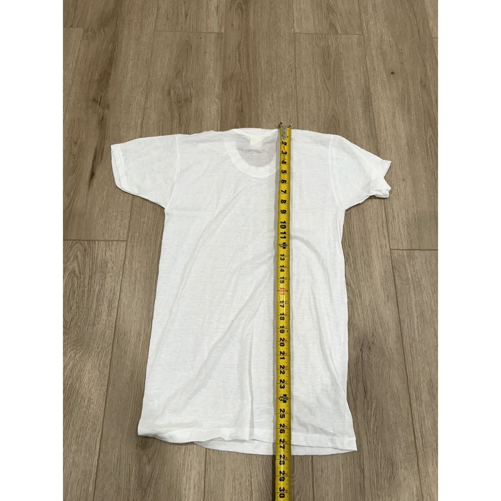 Vintage VINTAGE Kempton T Shirt White 1970s M Unisex Short Sleeve Cotton Shirt Mens Womens Size US M / EU 48-50 / 2 - 8 Thumbnail