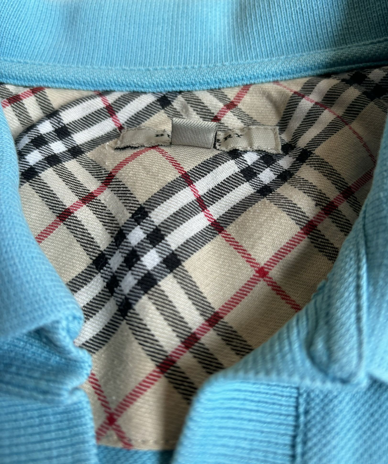 Burberry Burberry Blue Polo Size L Size US L / EU 52-54 / 3 - 16 Thumbnail